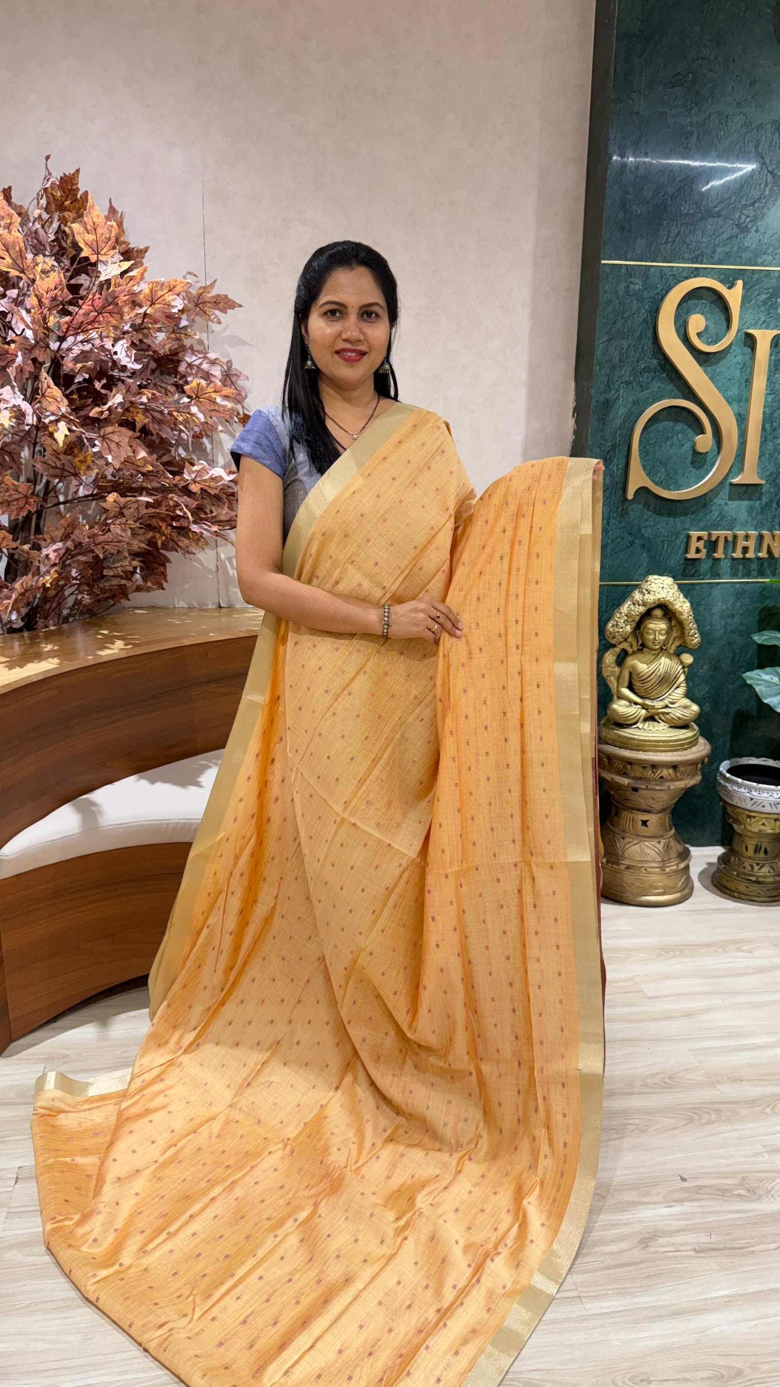 Cotton silk