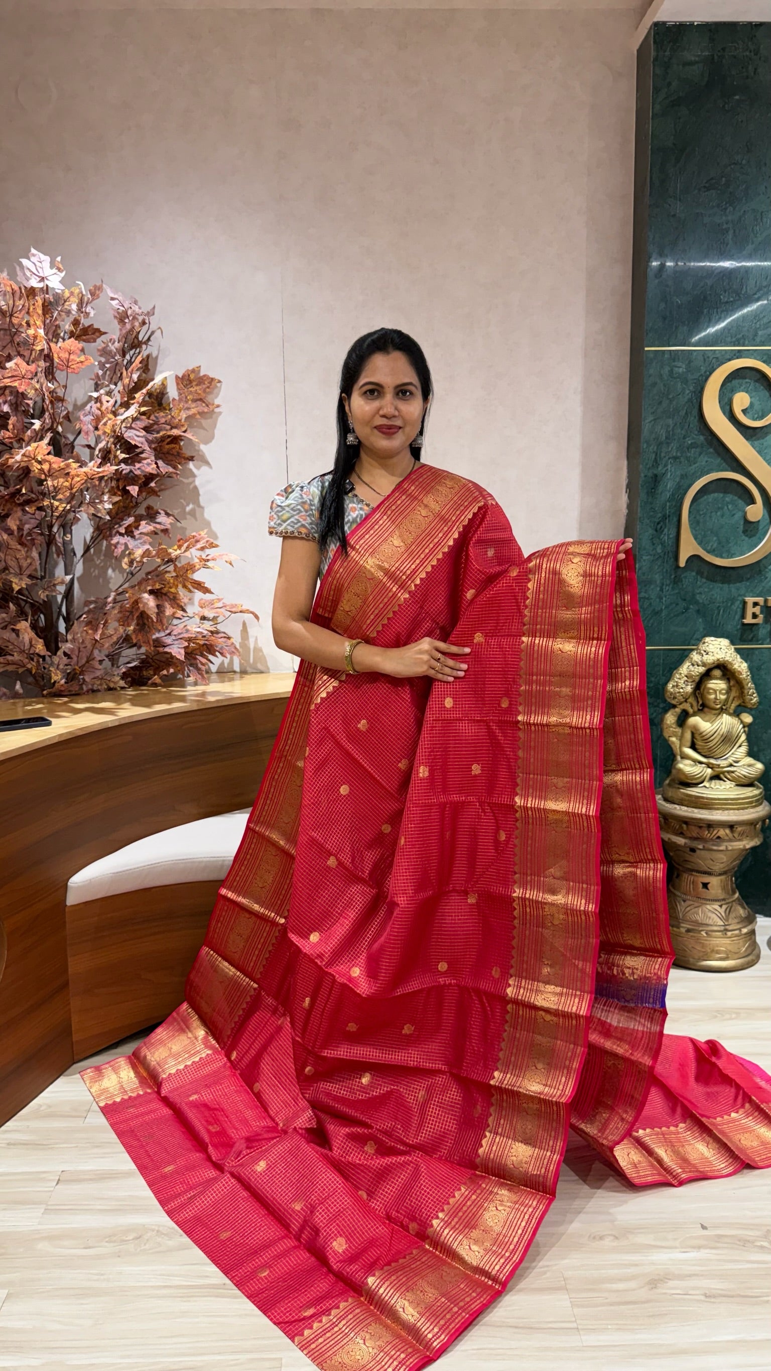 Light weight vintage kanchi