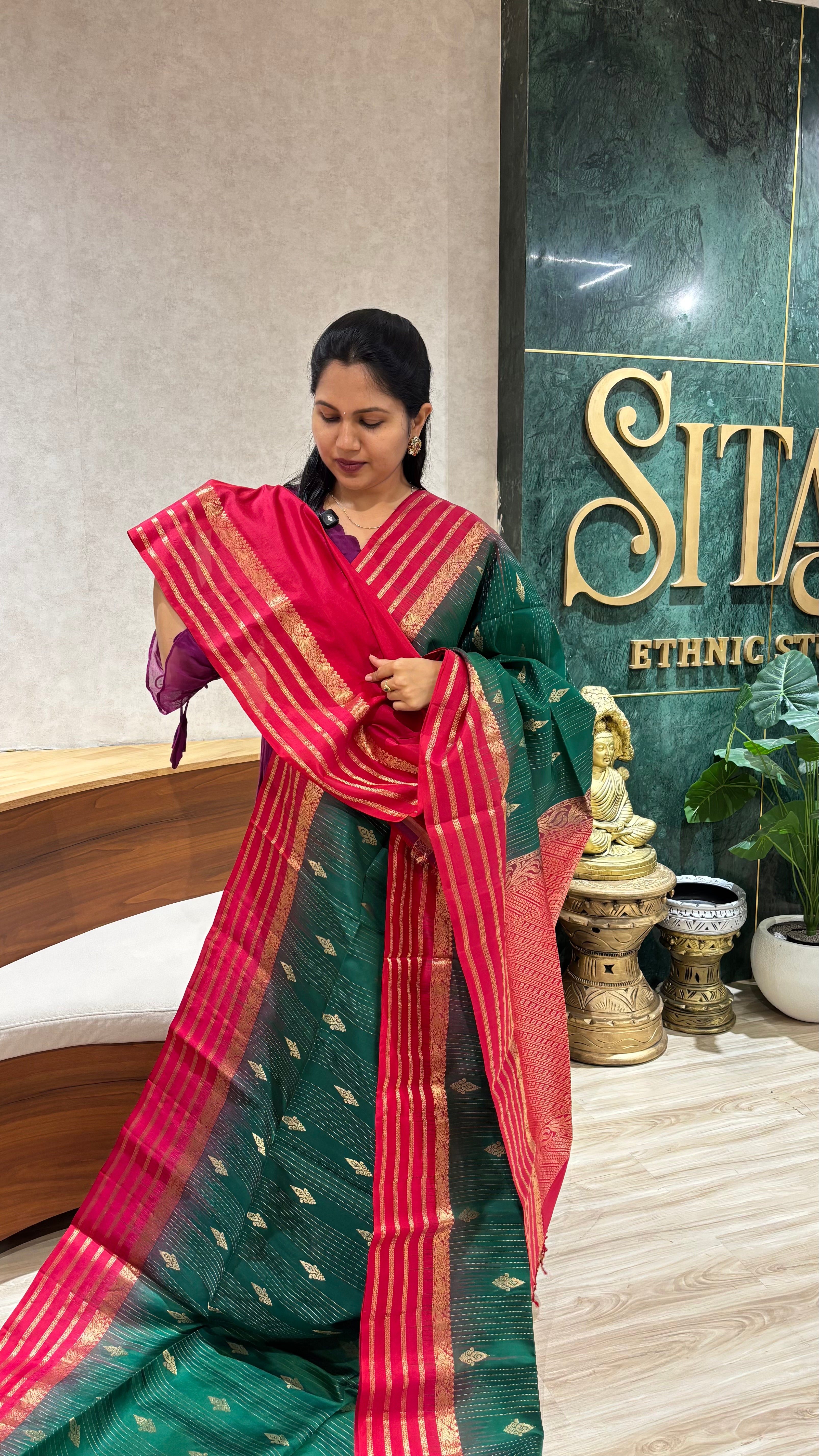 Handloom Light weight kanchi pattu