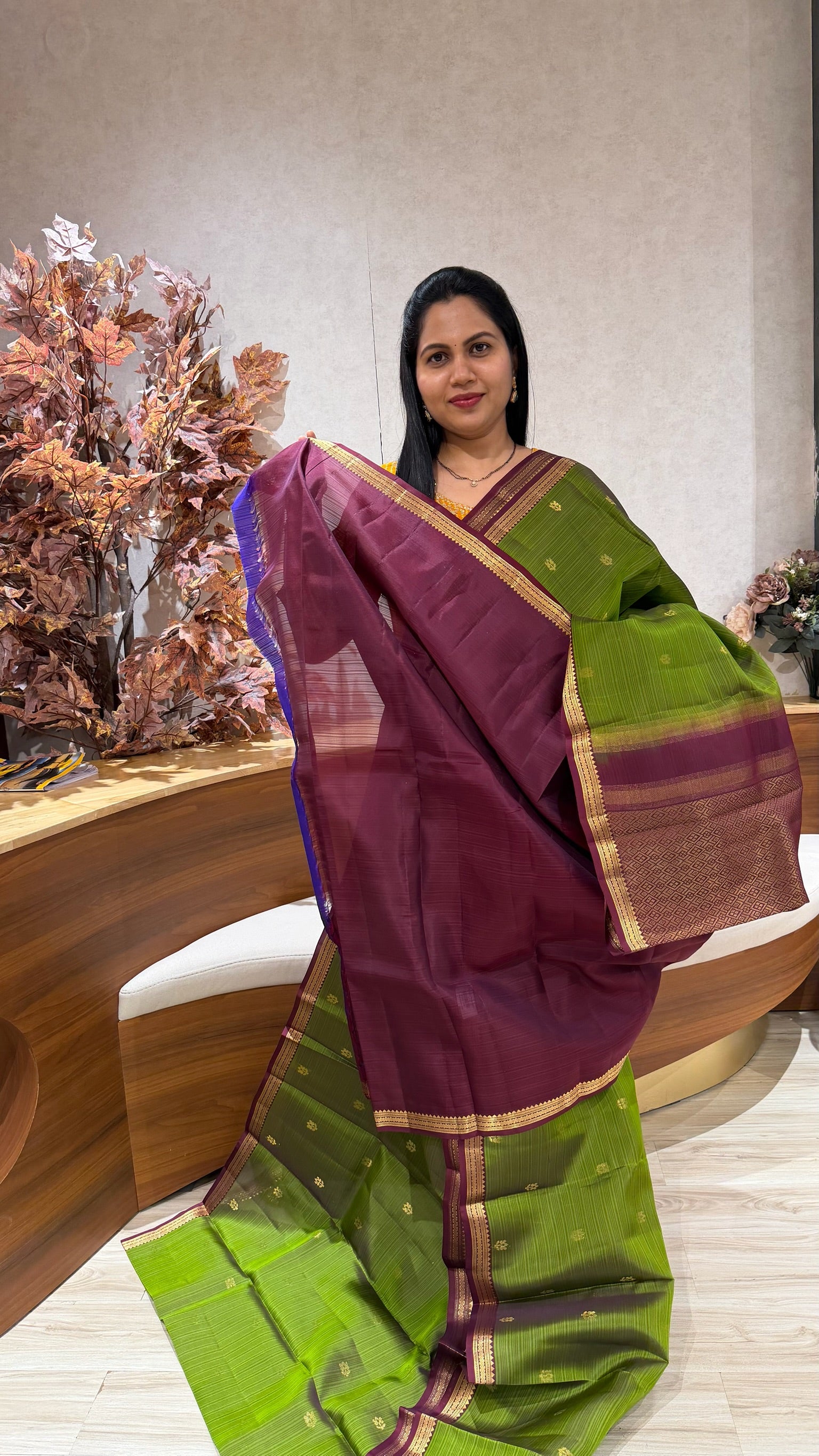 Small border kanchi pattu
