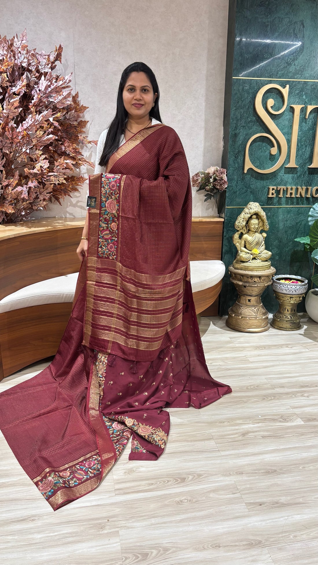 Russian silk embroidery