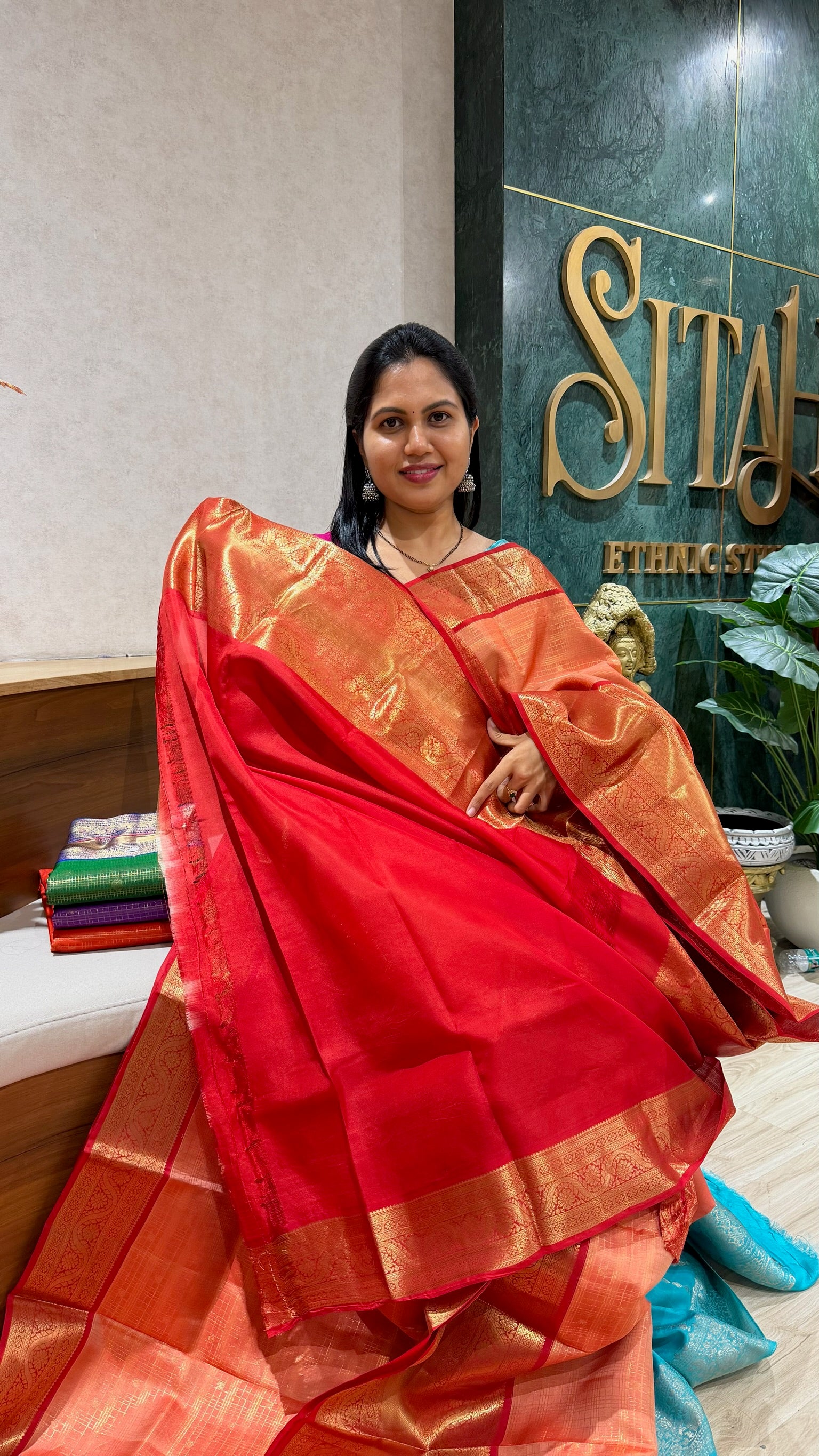 Light weight vintage kanchi pattu