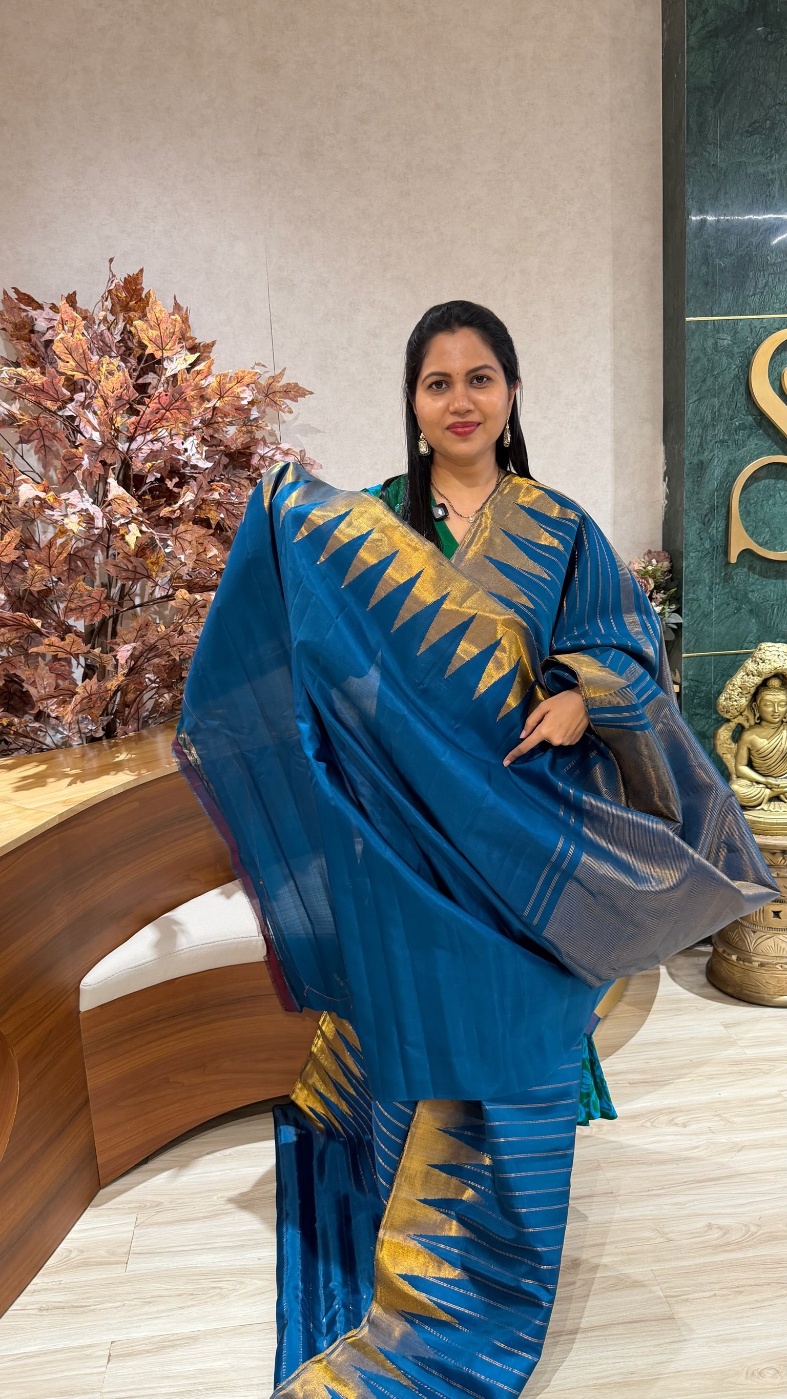 Handloom  Gadwal tissue border