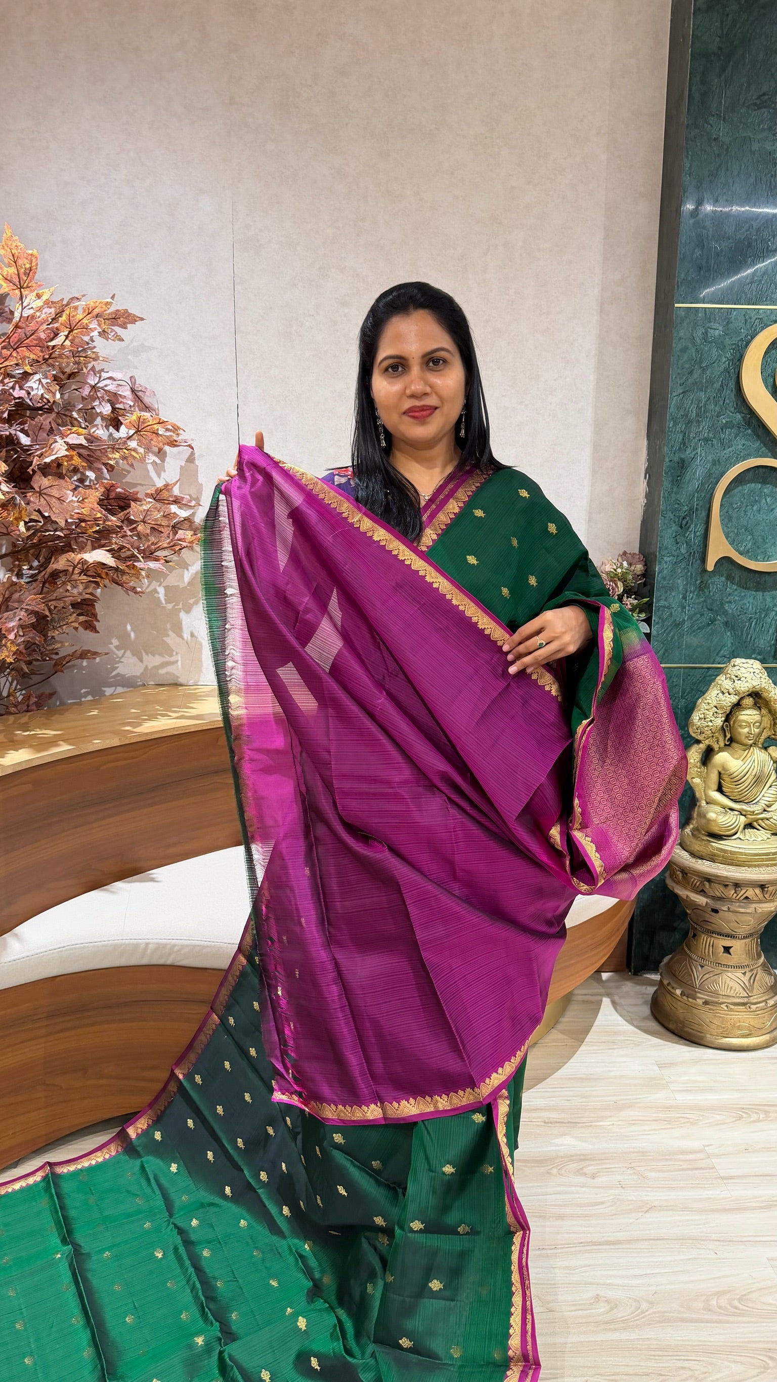 Small border kanchi pattu