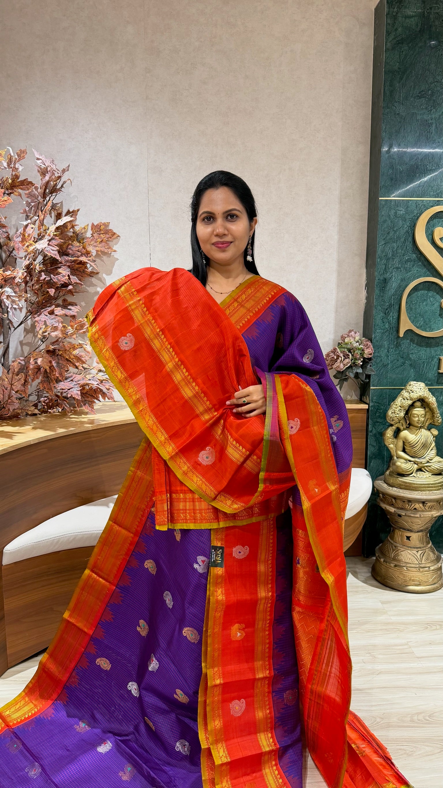 Handloom gadwal pattu