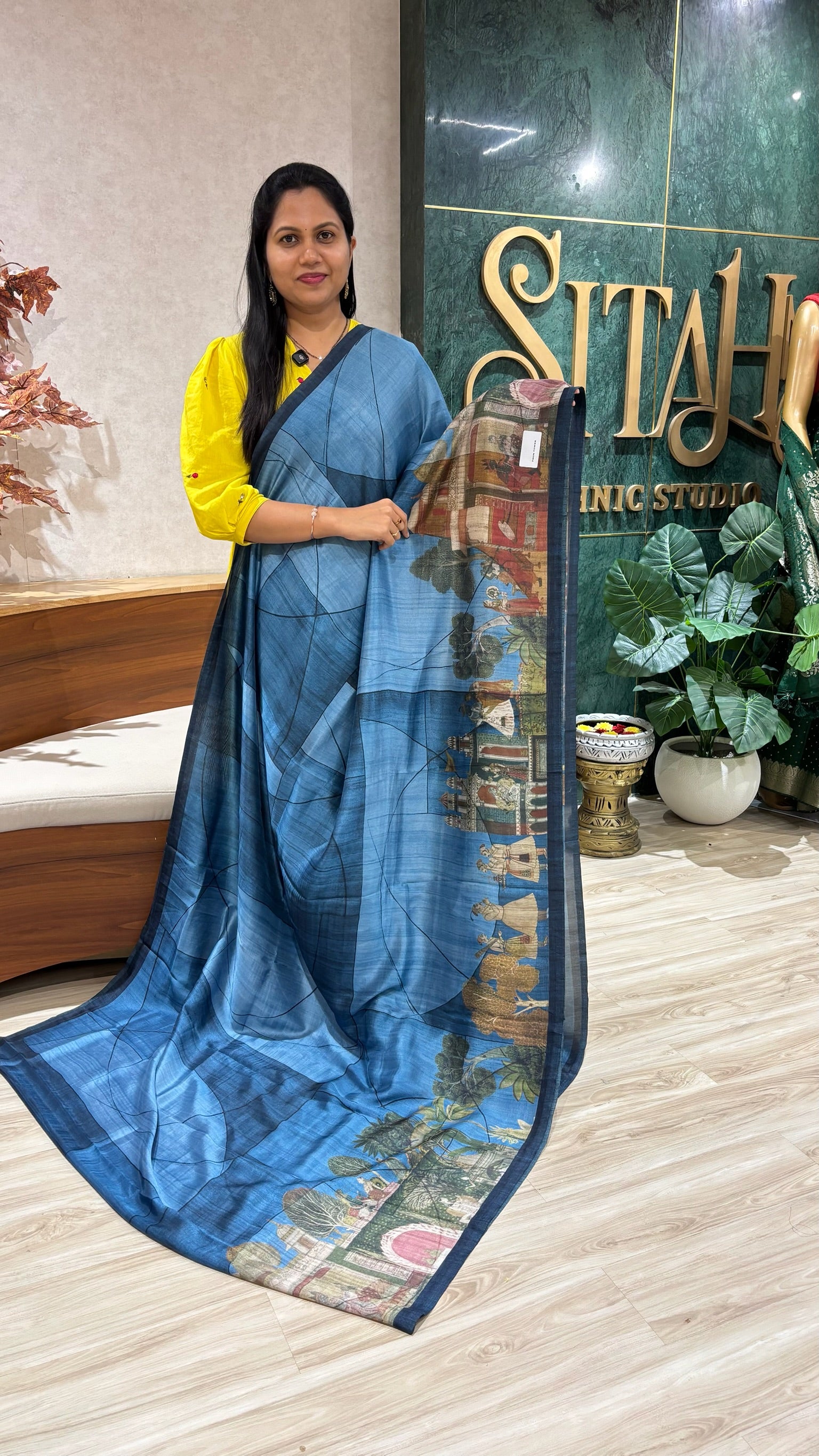 Soft crepe tussar