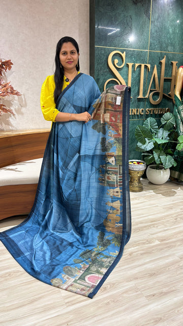 Soft crepe tussar