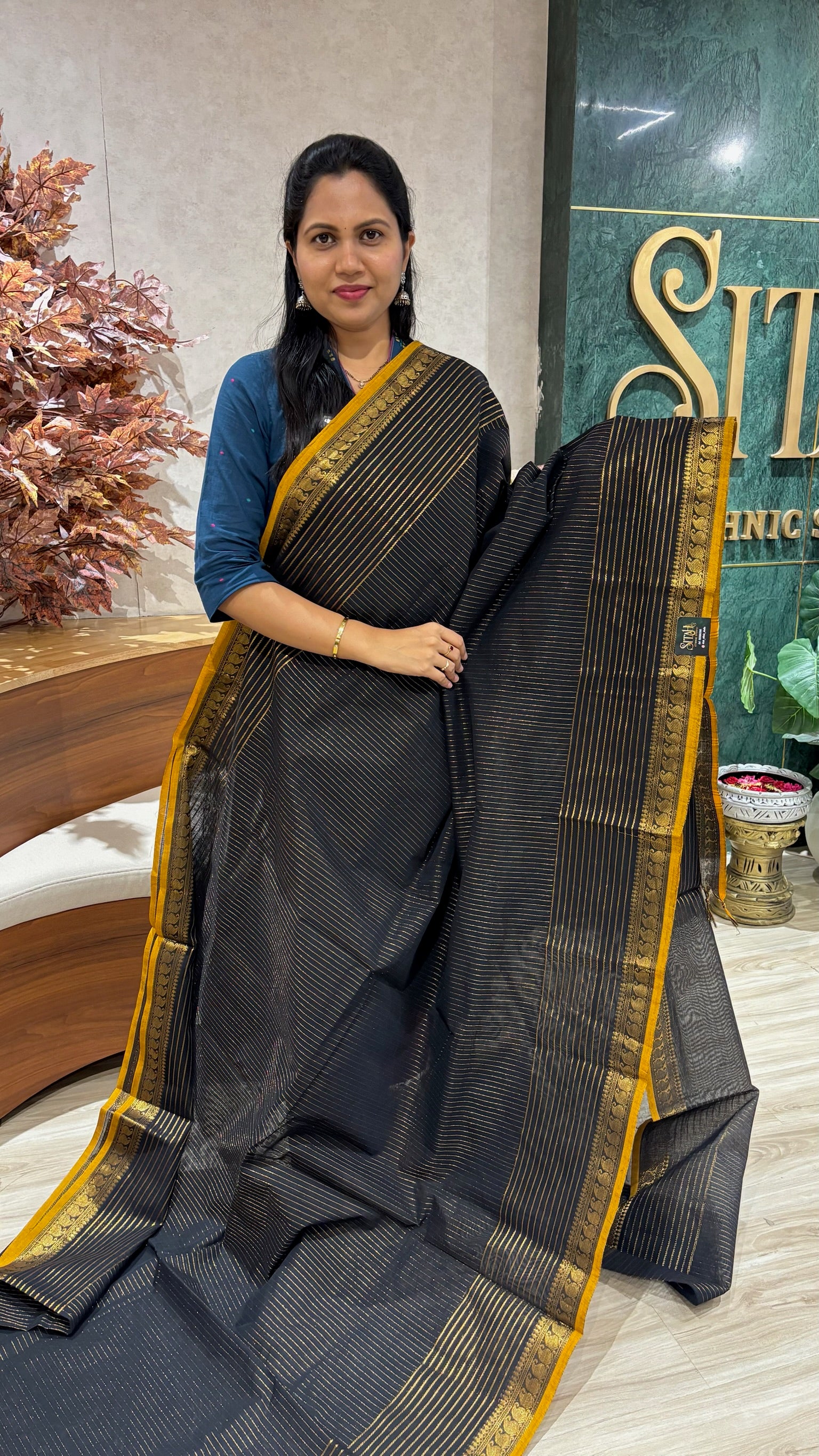 Kanchi cotton with running blouse