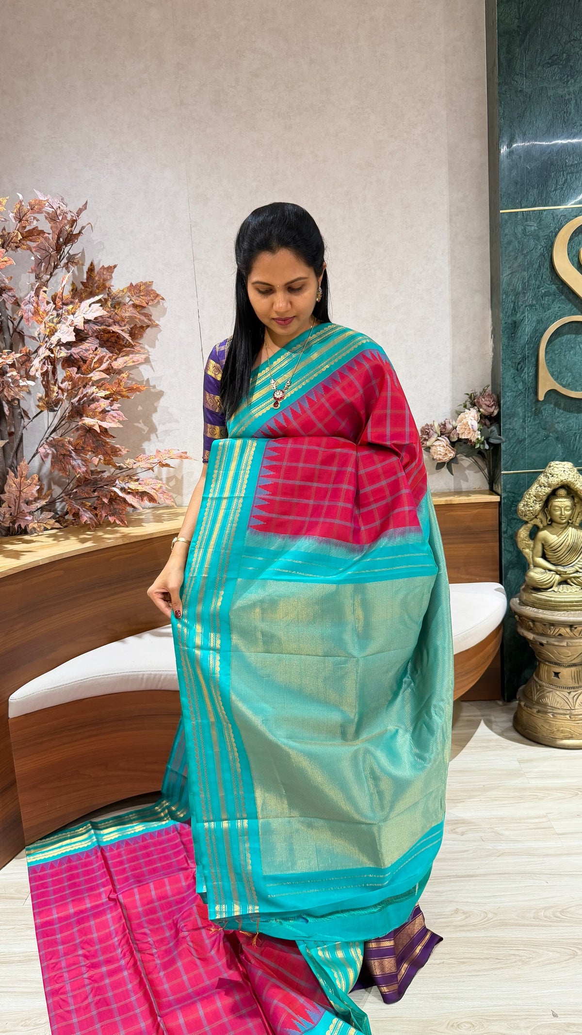 Handloom Gadwal pattu