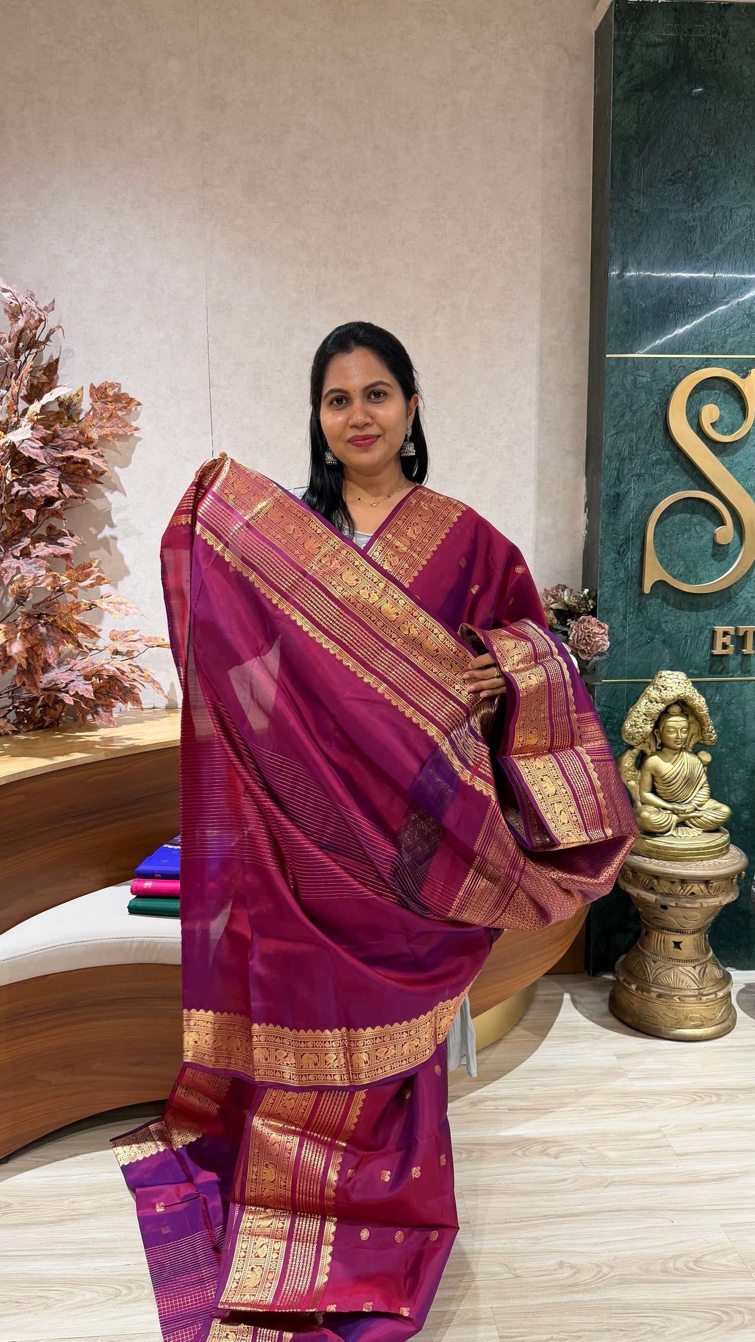 Light weight vintage kanchi