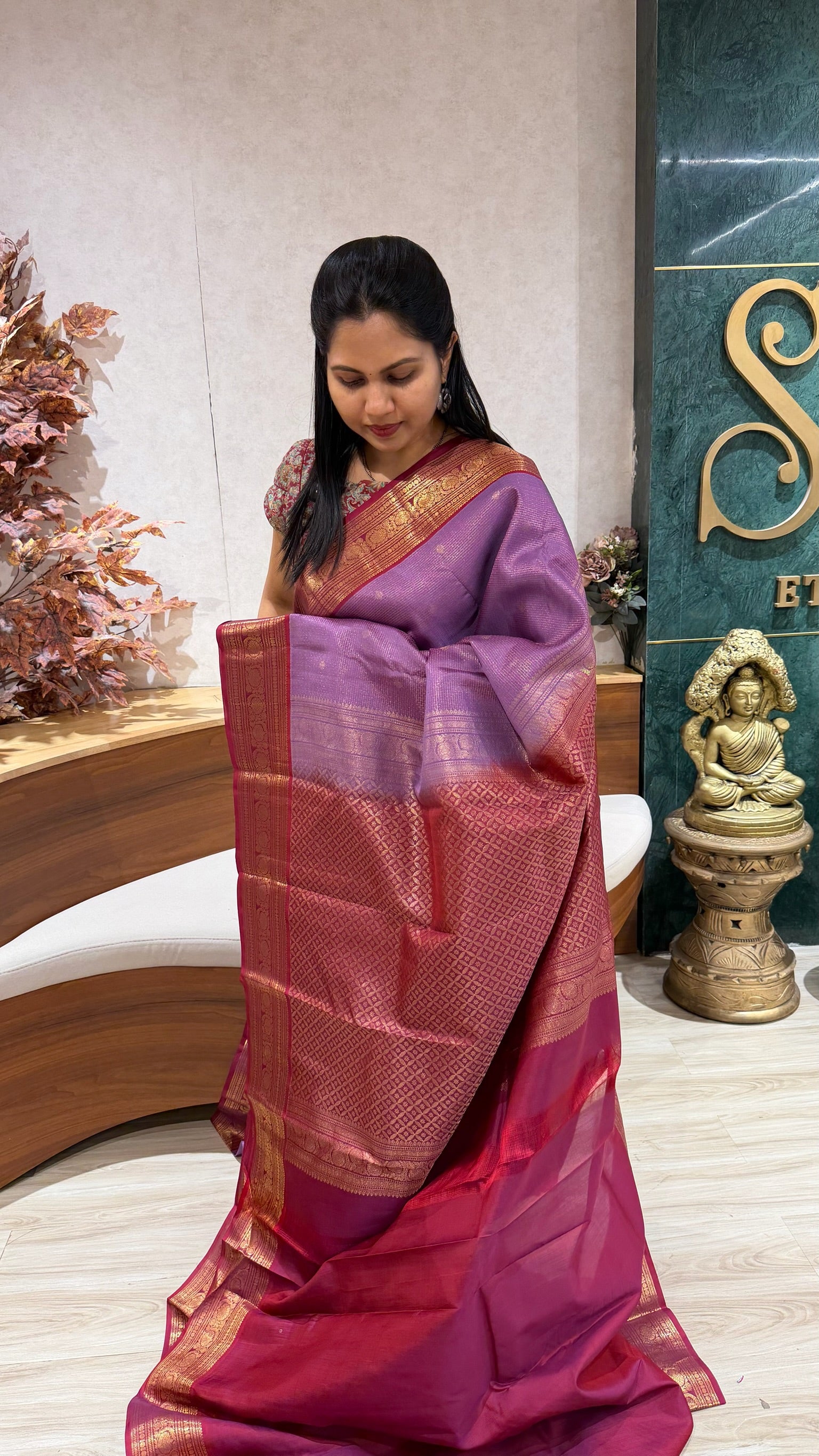 Lightweight vintage kanchi pattu