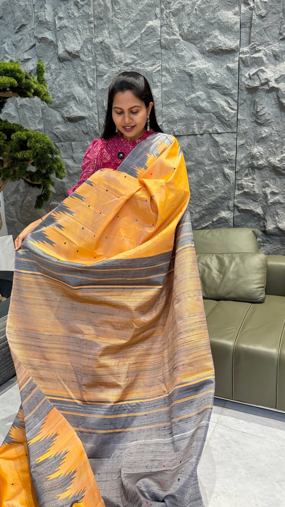 Pure handloom gadwal pattu