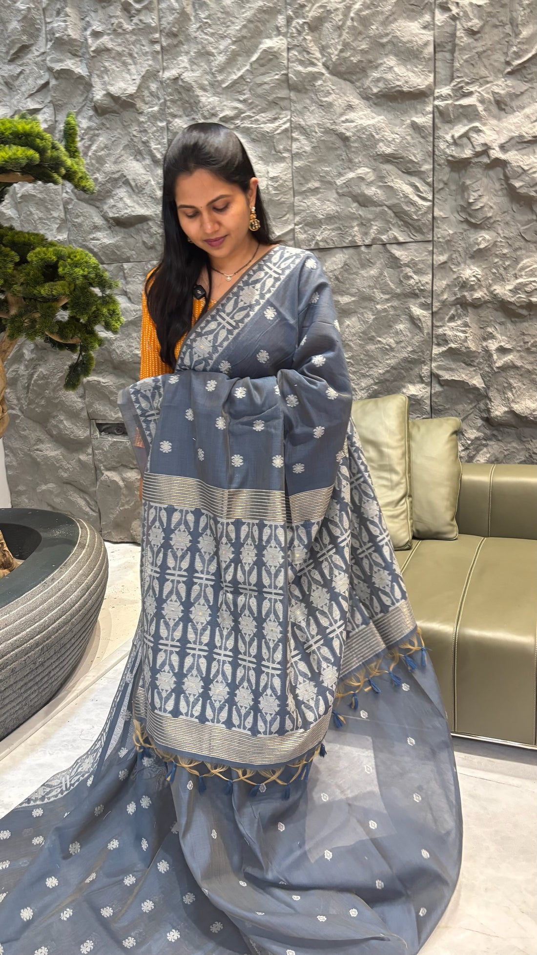 Puliya cotton blue