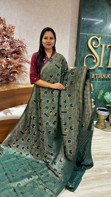 Banaras allover weaving