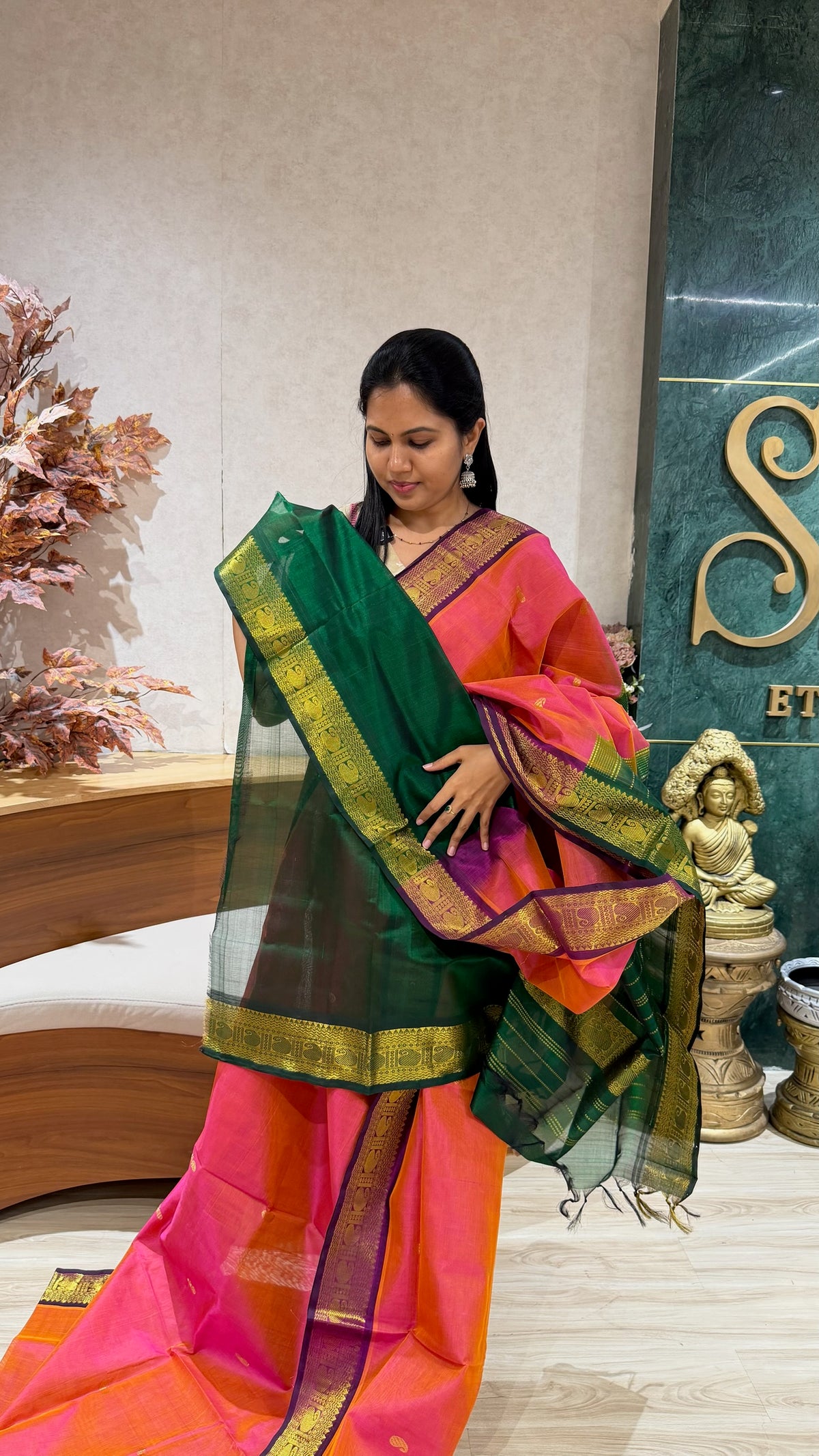 Handloom silk cotton