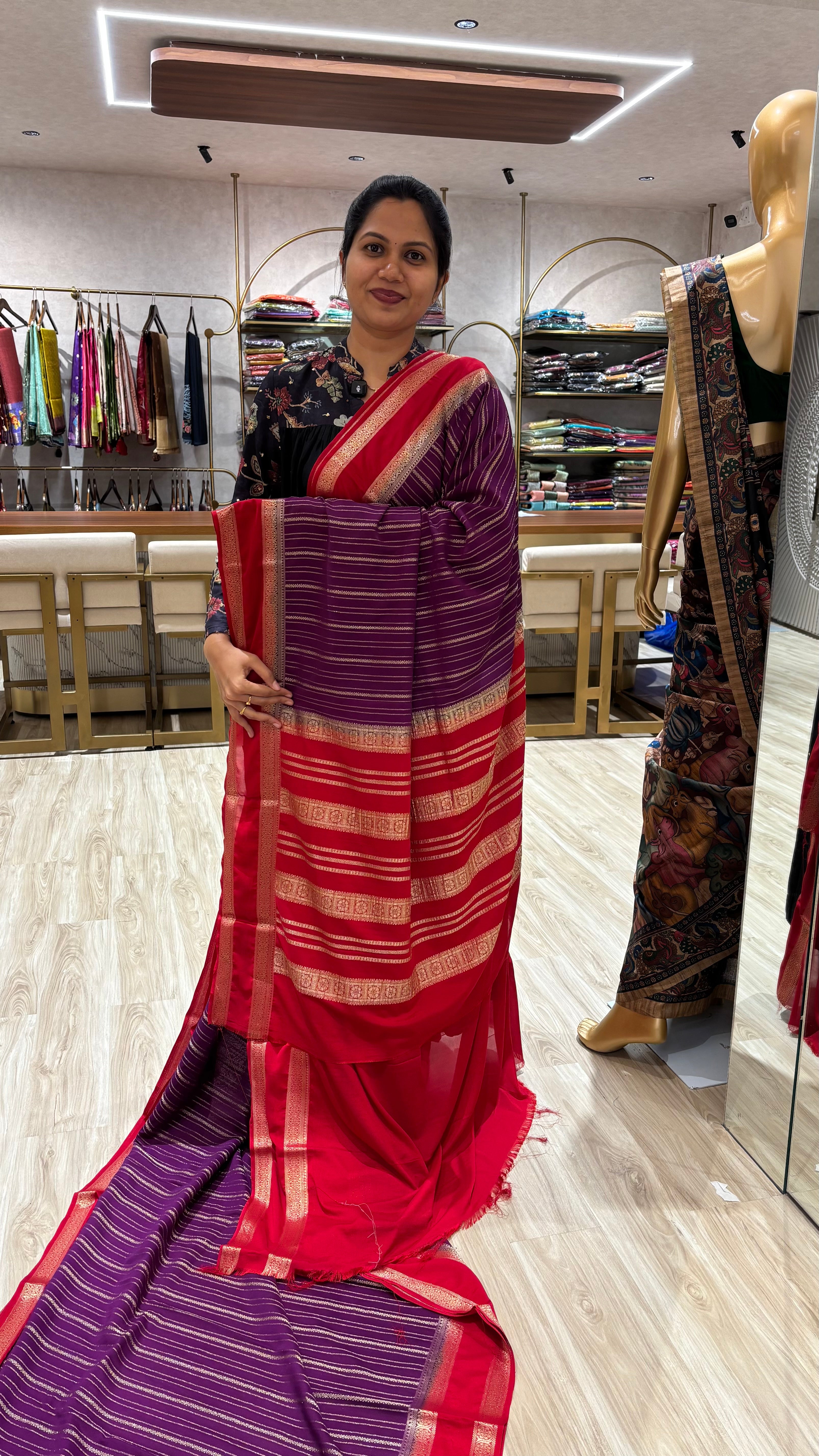 Fancy mysore silk