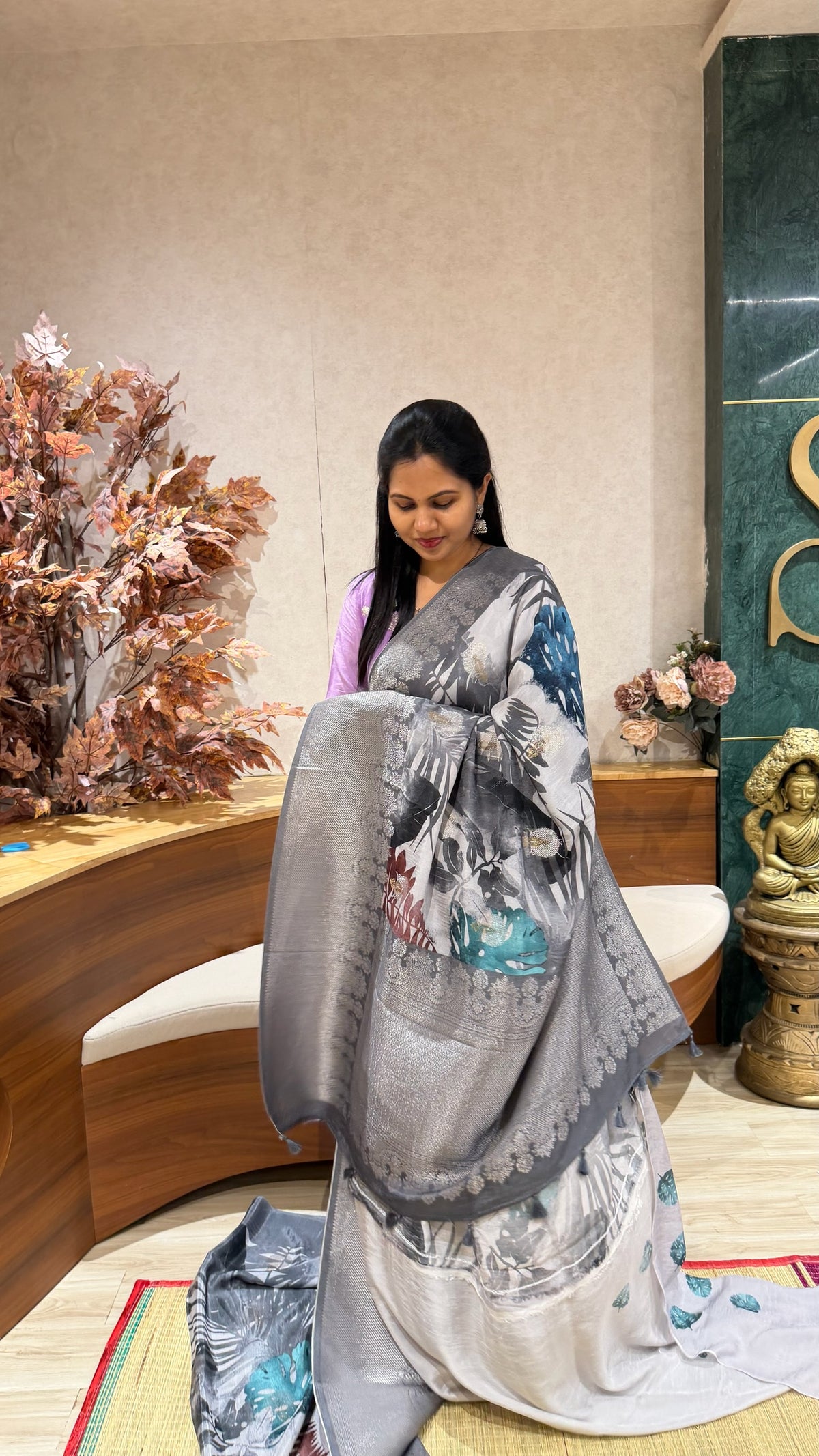 Matka georgette eco print