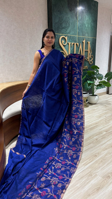 Handloom linen matka jhamdhani