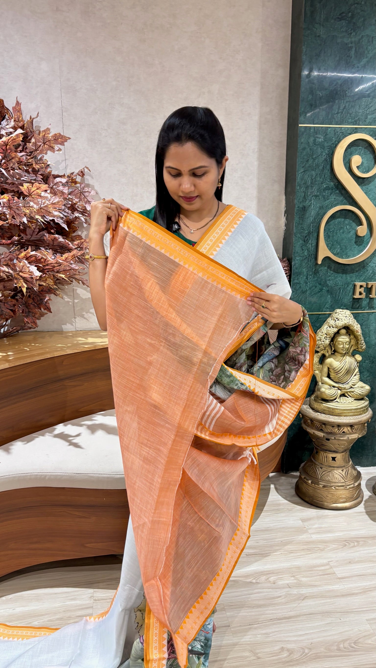 Handloom cotton saree