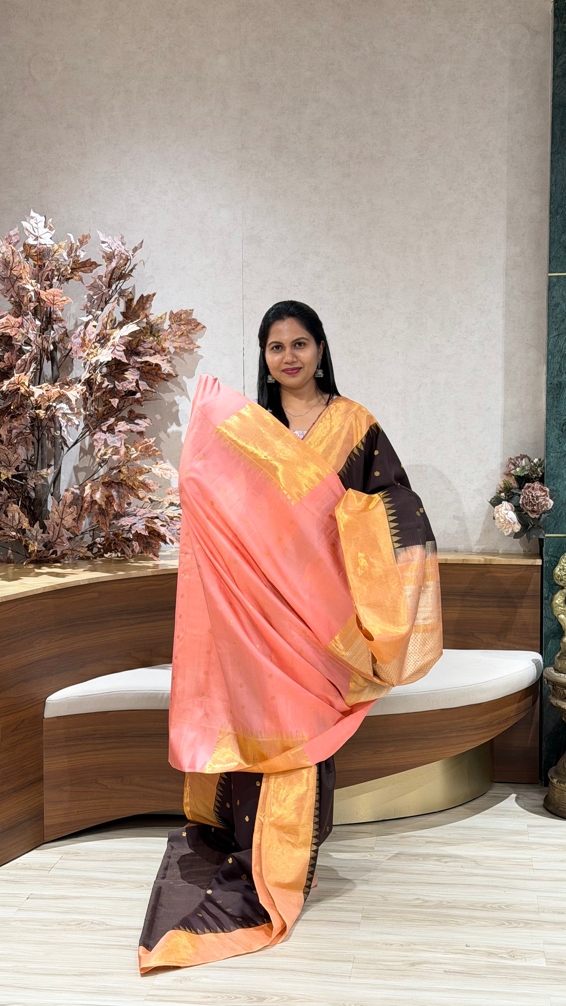 Handloom Gadwal tissue
