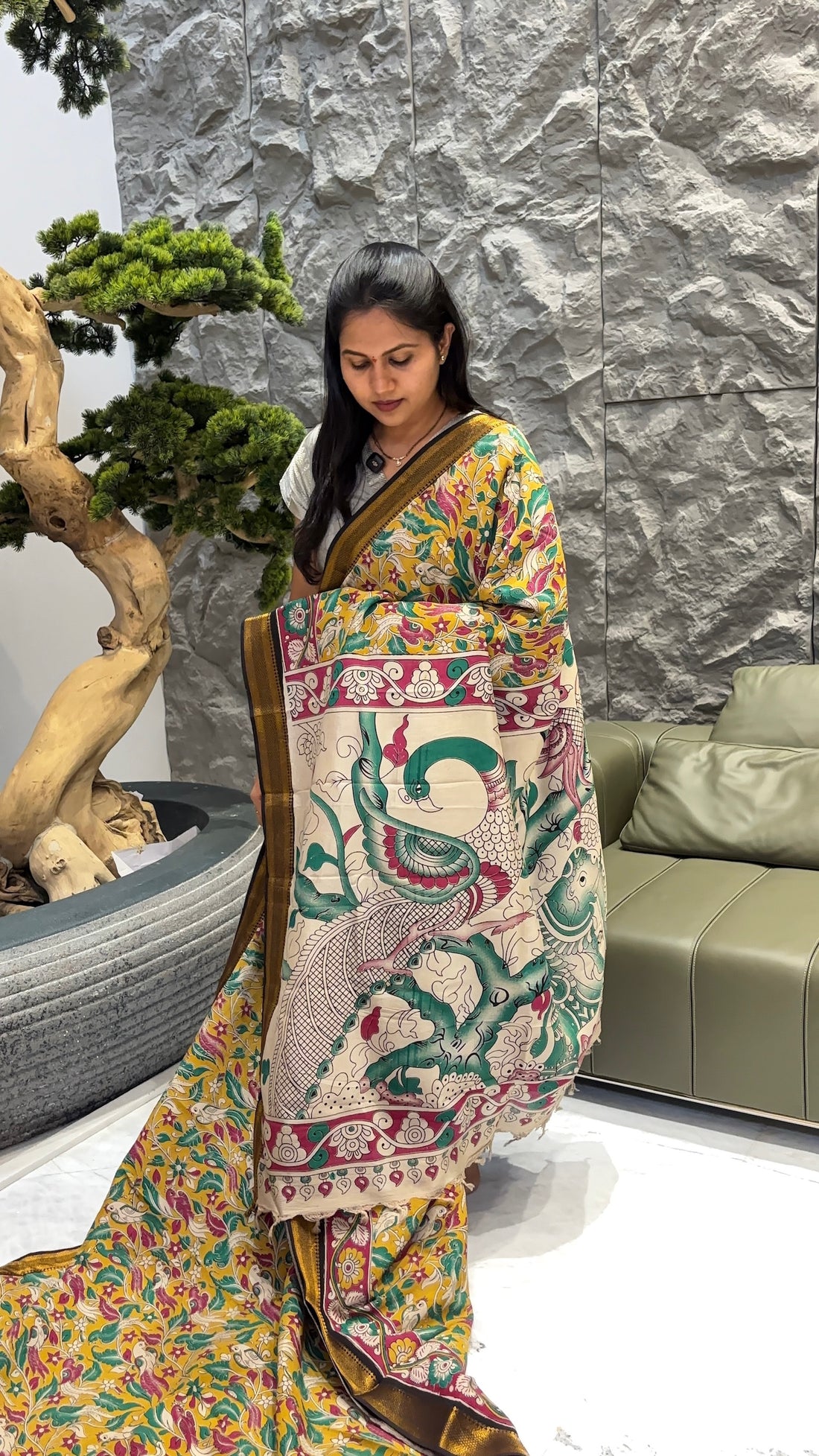 Mangalagiri Silk nizam border