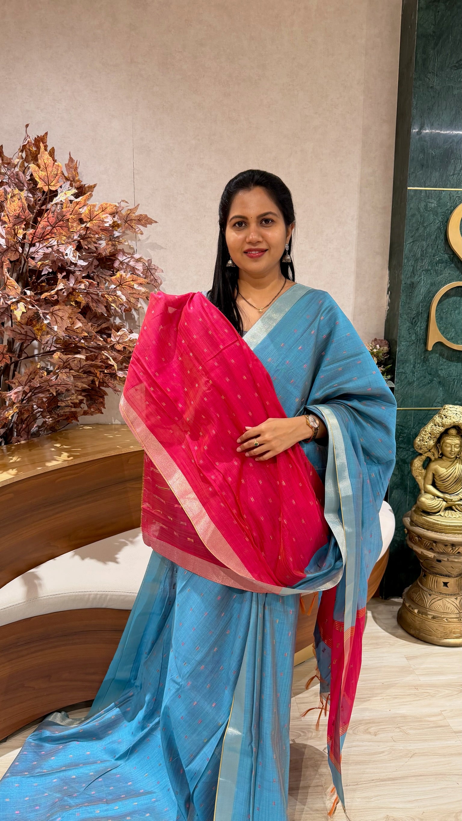 Cotton silk