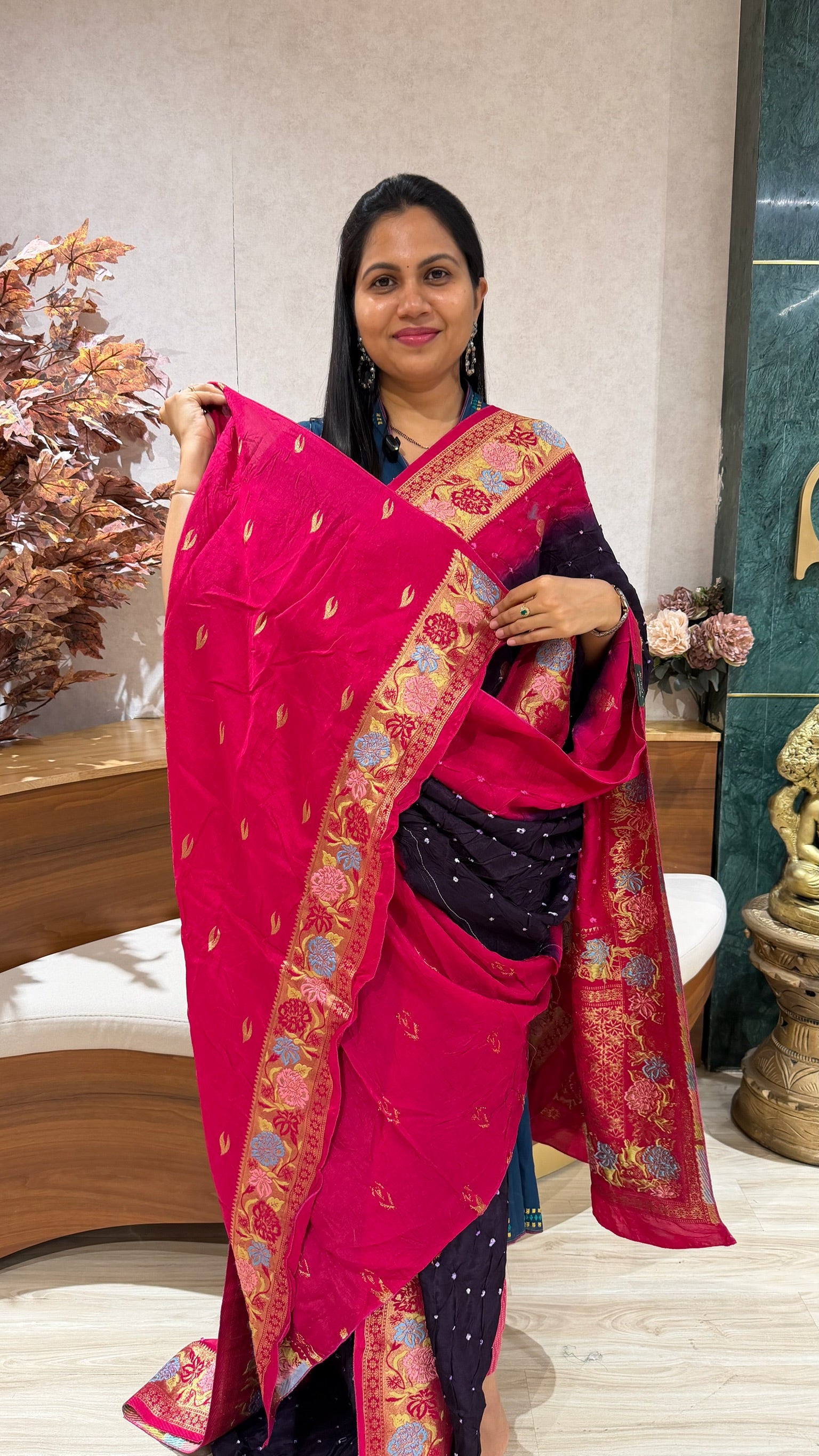 Crepe bandhini