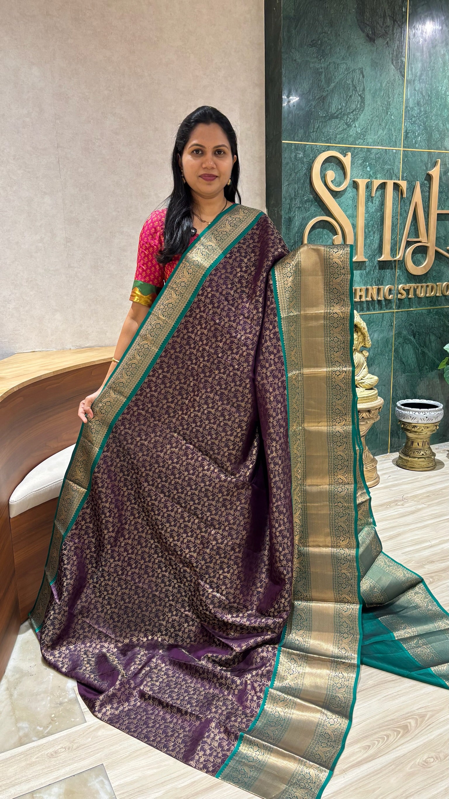 Handloom kanchi light weight
