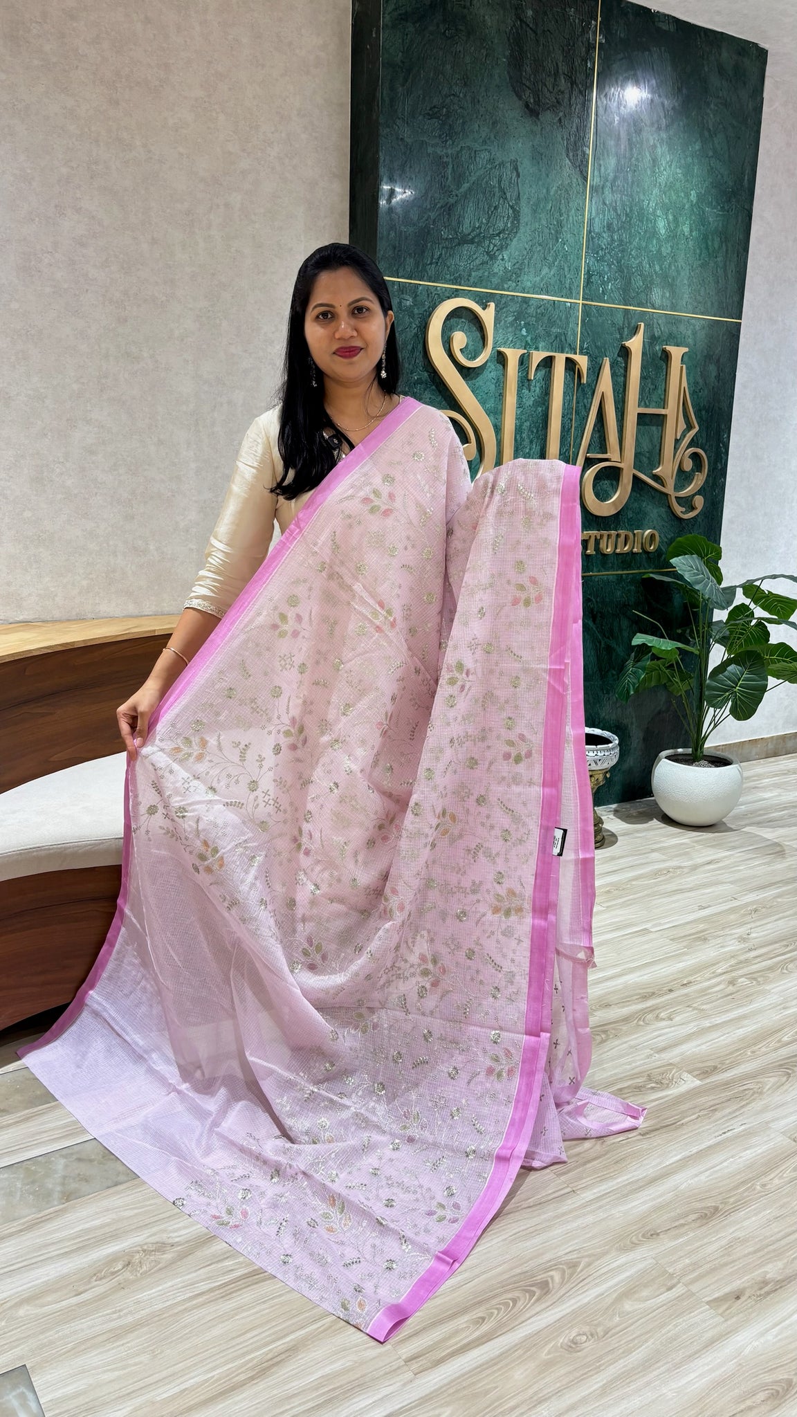Kota saree pink