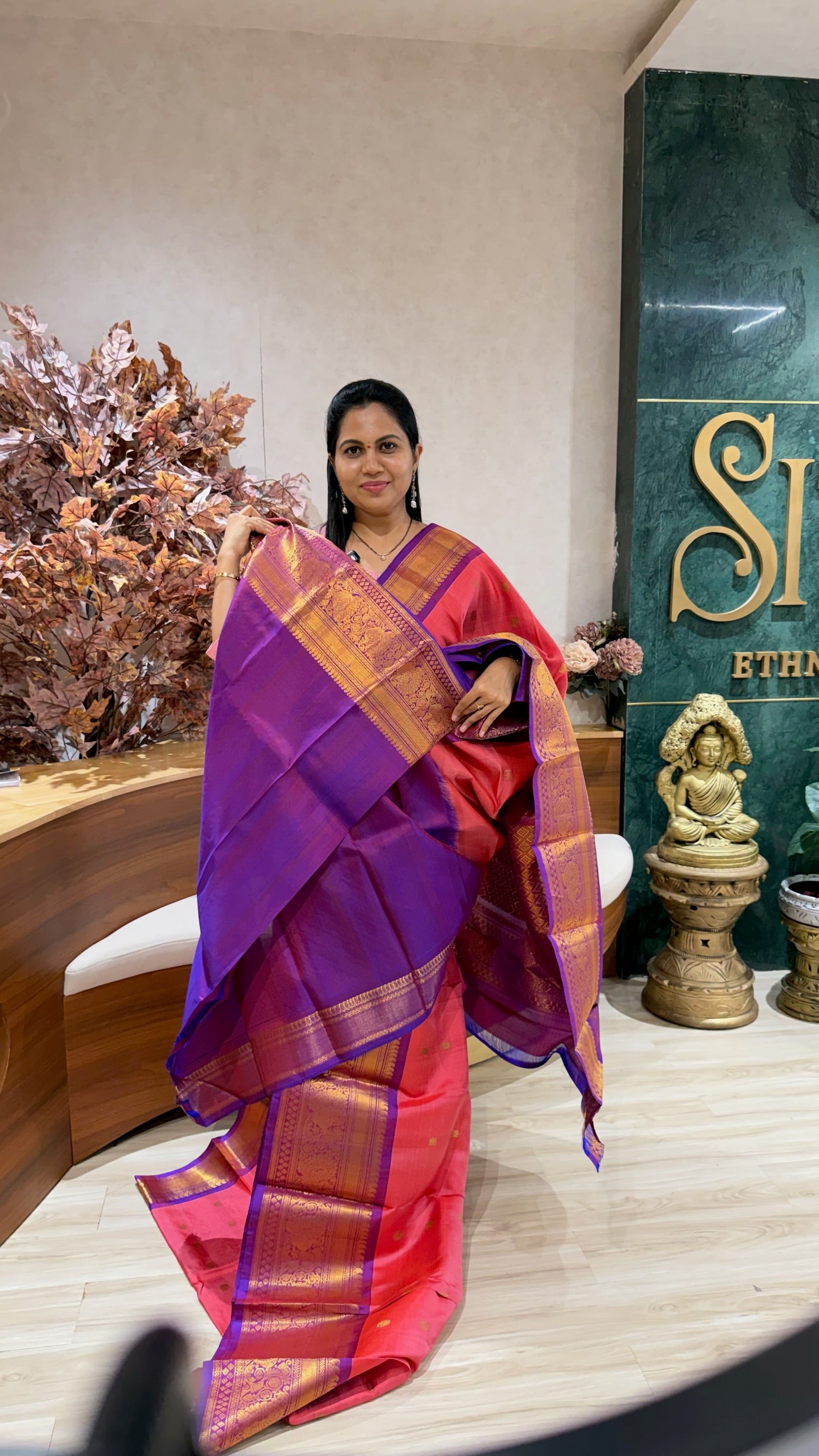 Handloom gadwal pattu