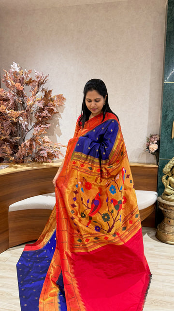 Pure silk paithani