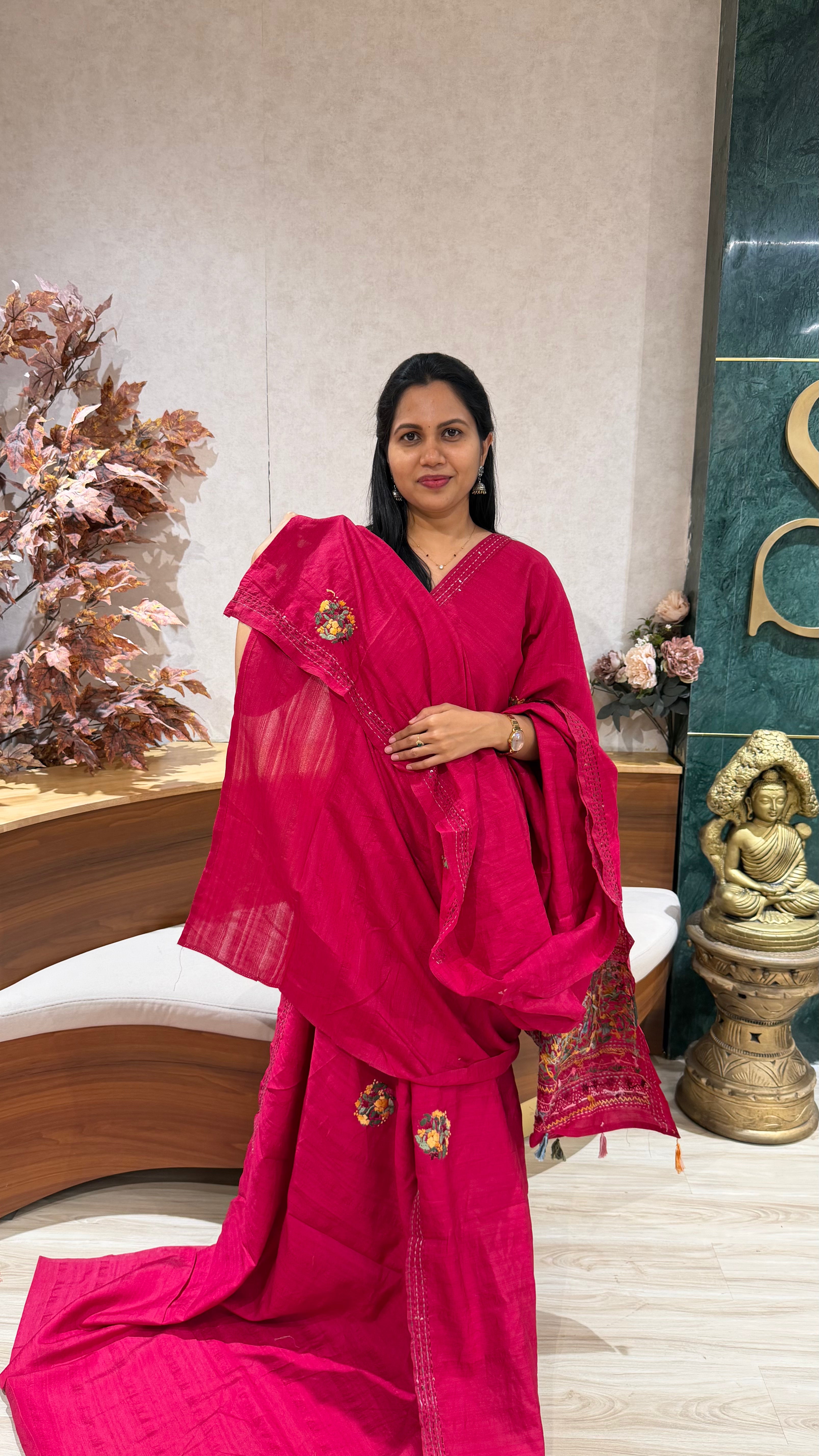 Tussar kantha