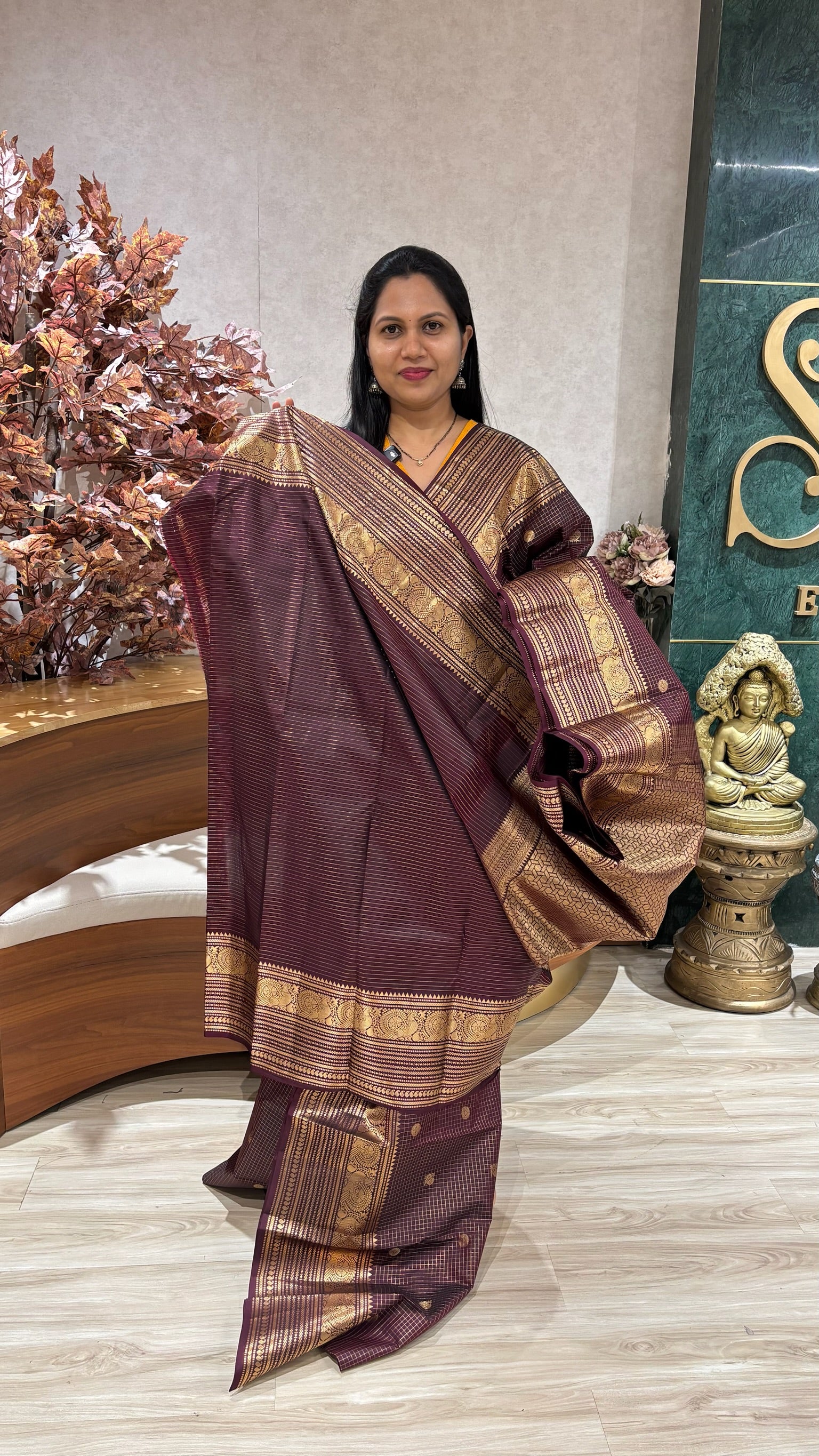 Vintage handloom Kanchi pattu