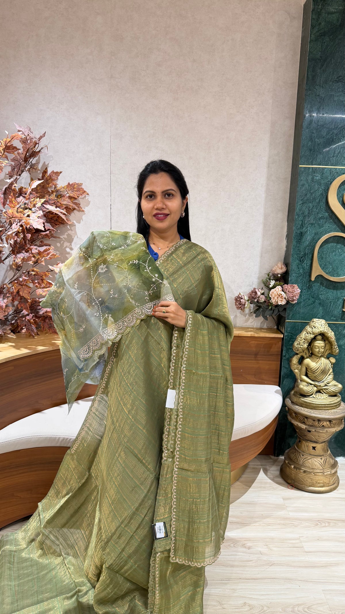 Designer Pure Chanderi Tissue