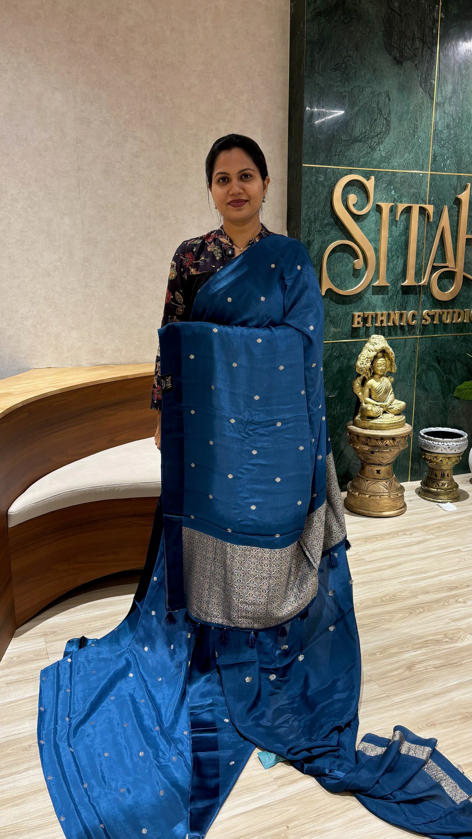 Pure Chinnon peacock blue