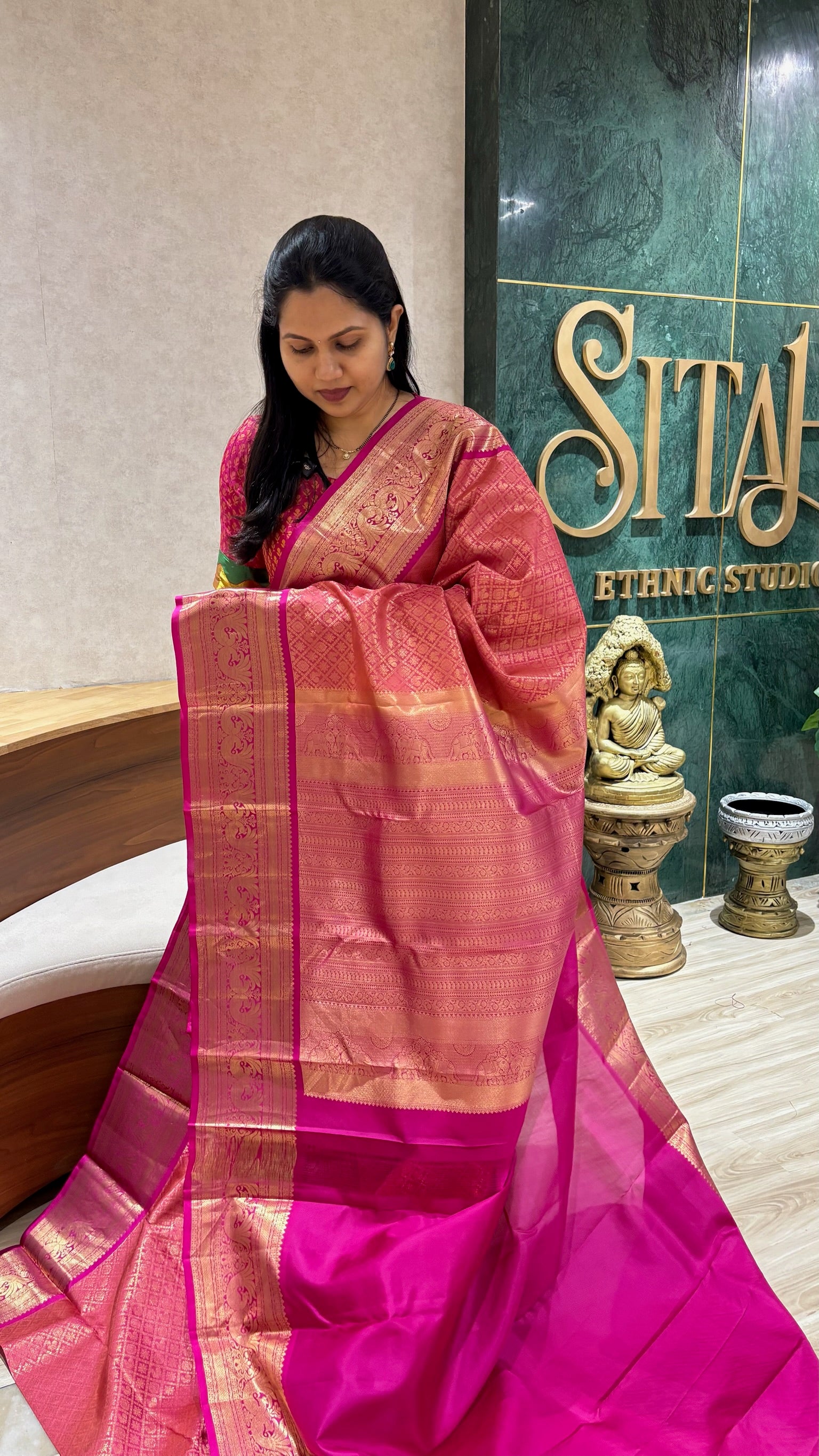 Handloom kanchi light weight