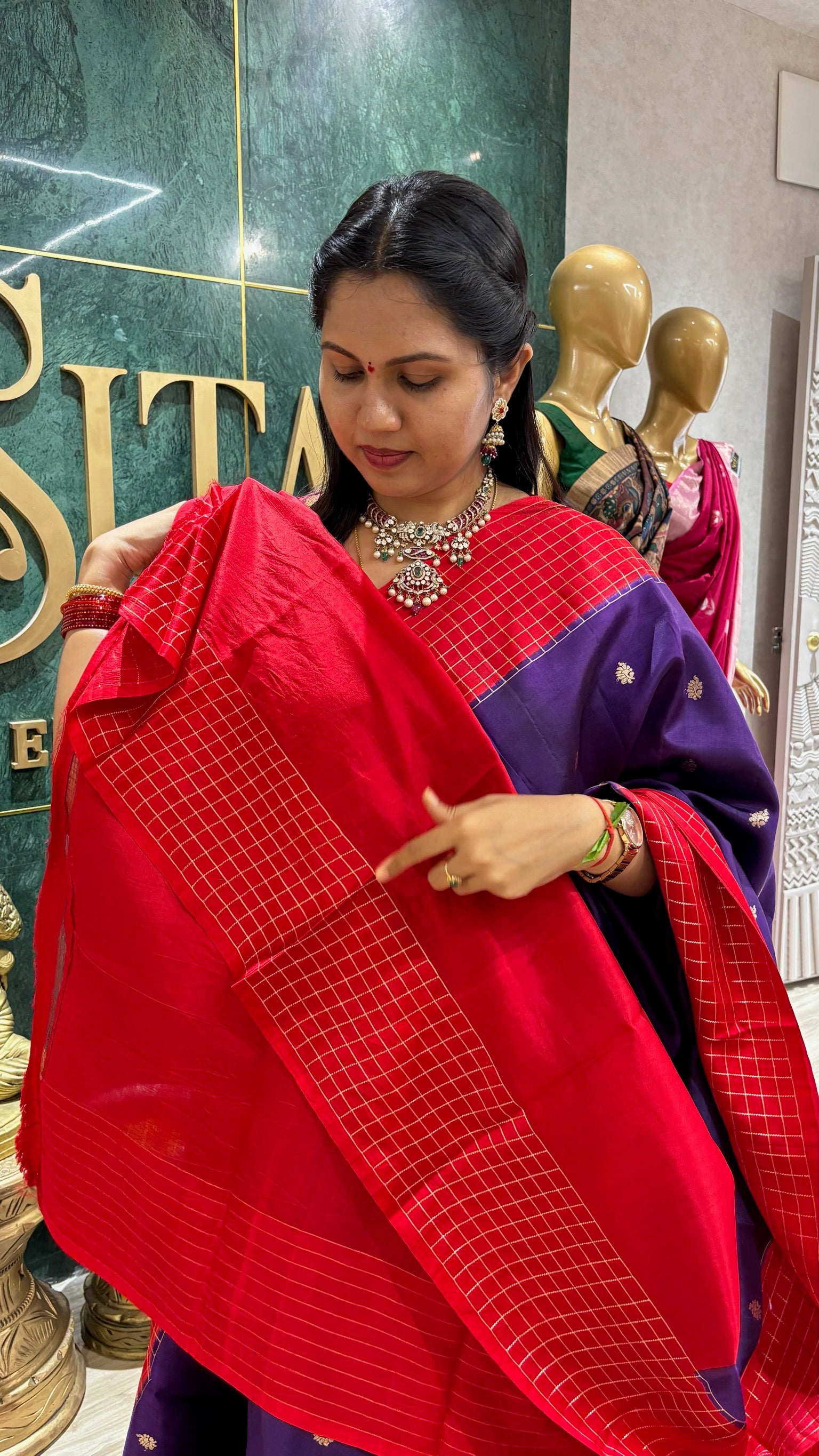 Pure handloom mango pattu