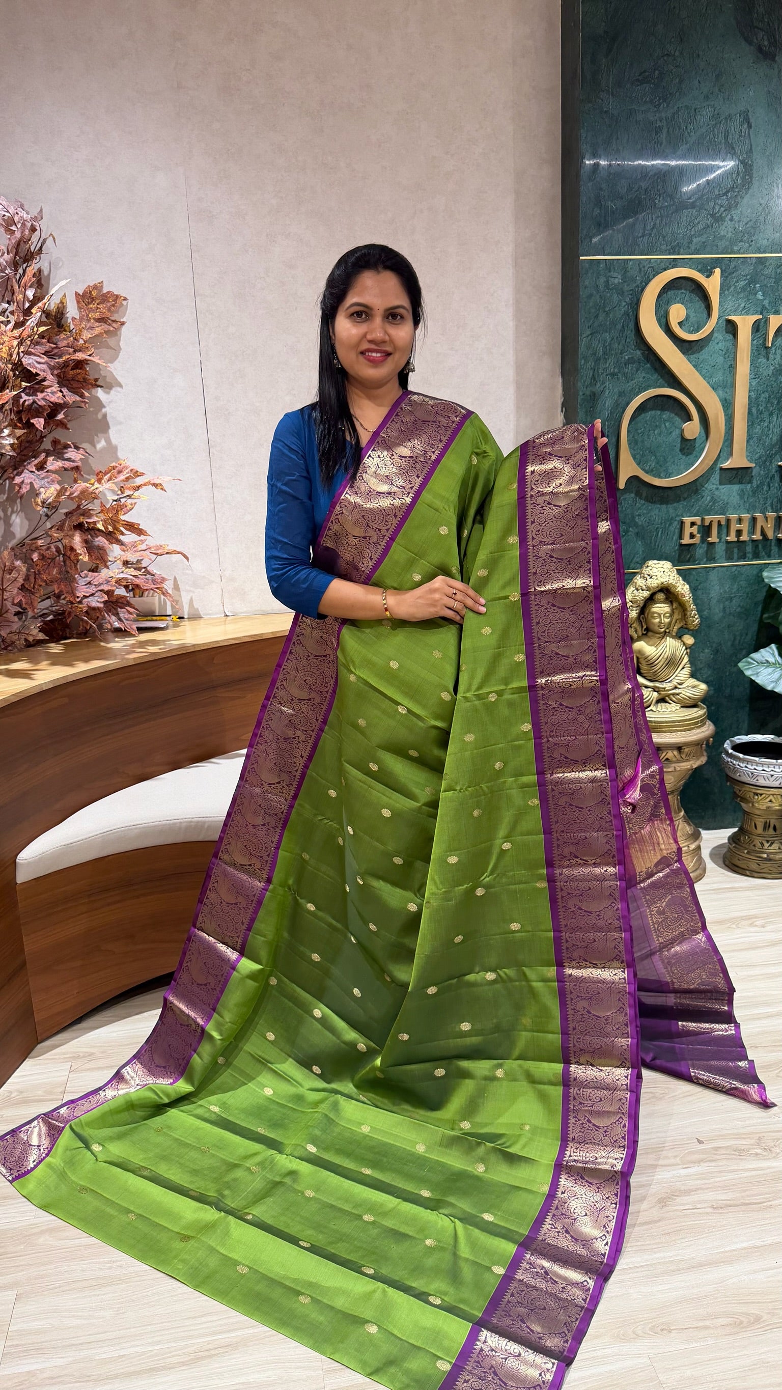Handloom Light weight Kanchi pattu