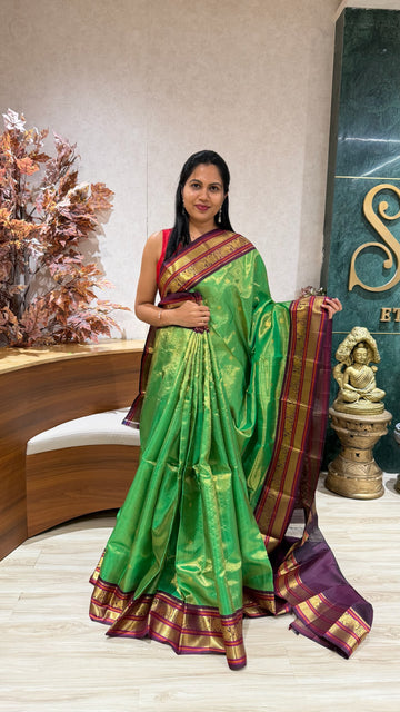 Handloom vintage Kanchi pattu