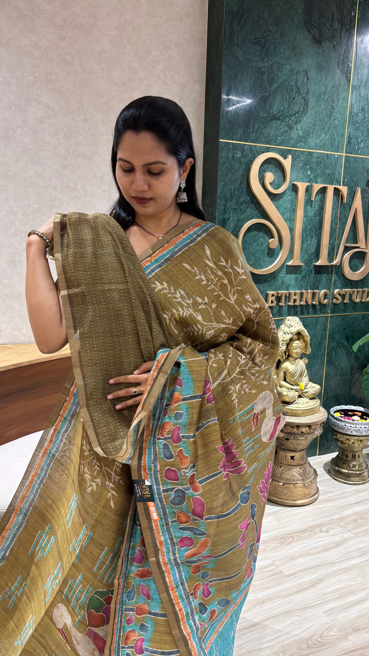 Tussar prints