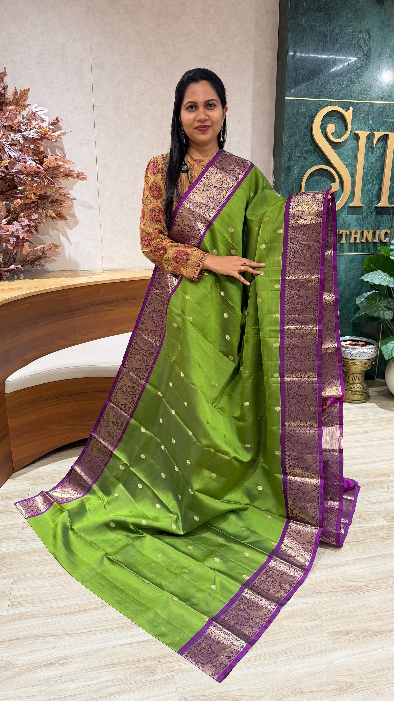 Light weight handloom Kanchi pattu