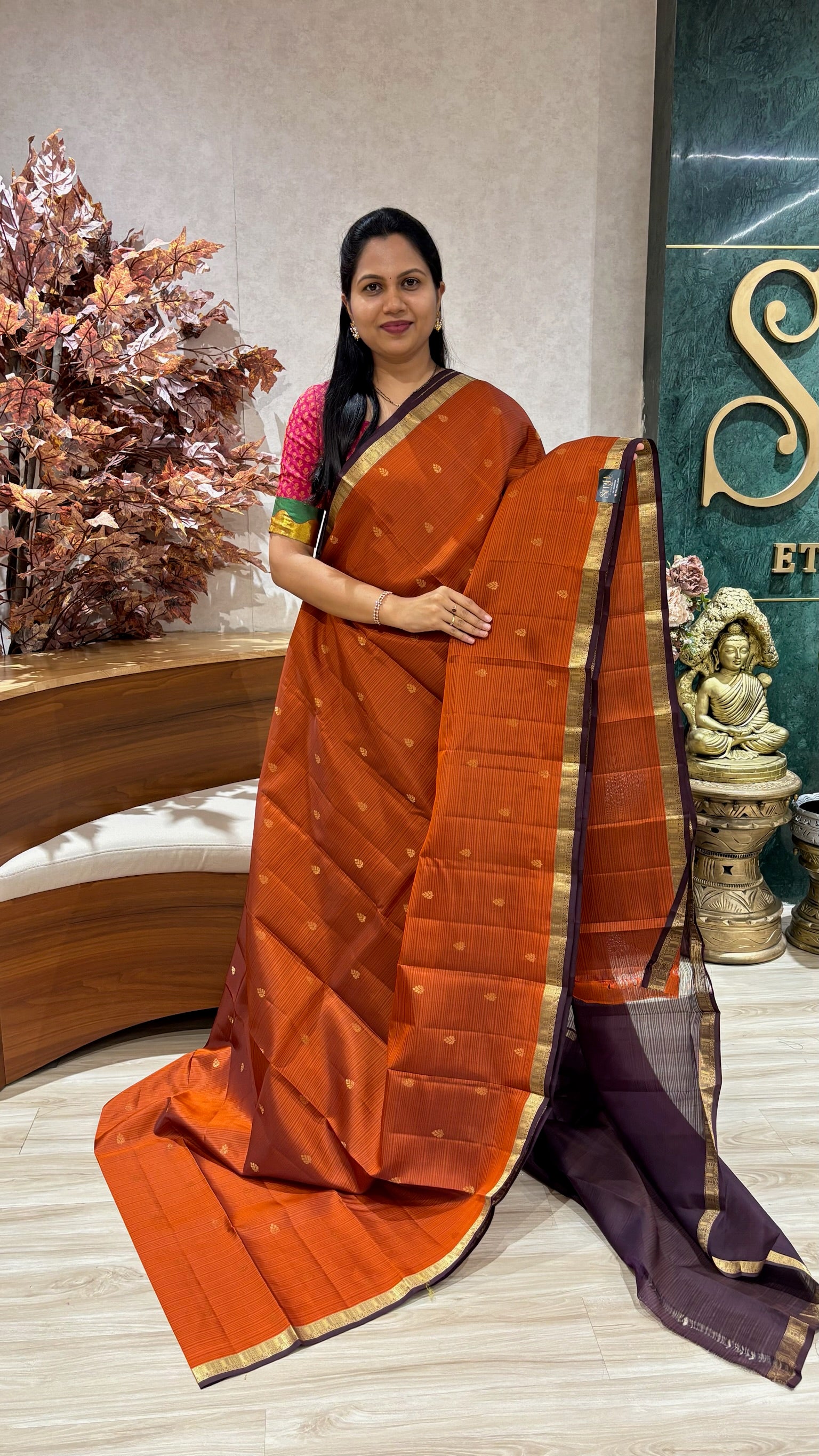 Small border kanchi pattu