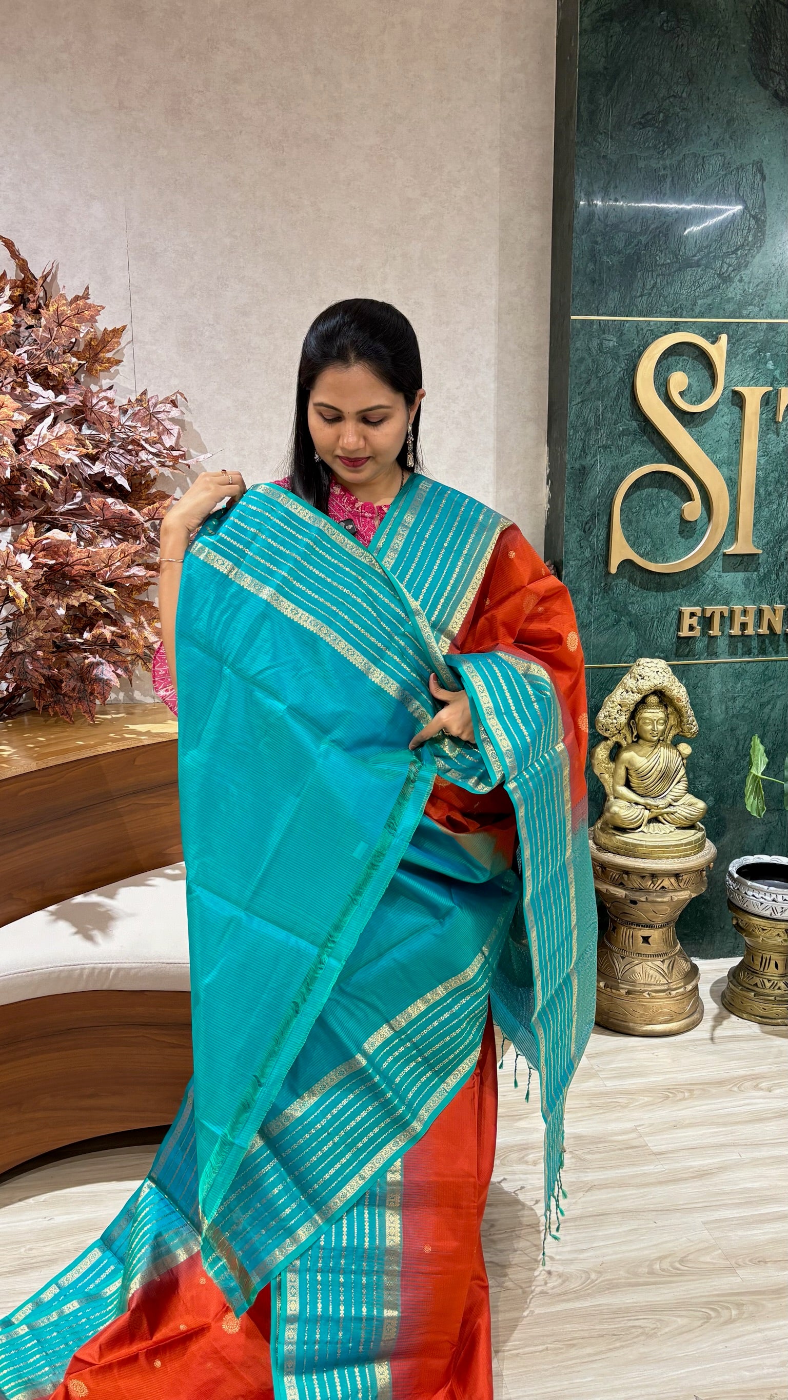 Lightweight Handloom Kanchi pattu