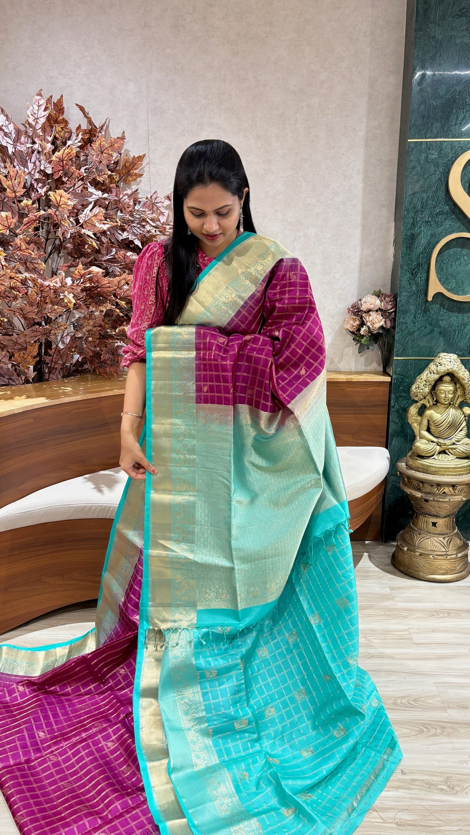 Lightweight Handloom Kanchi pattu