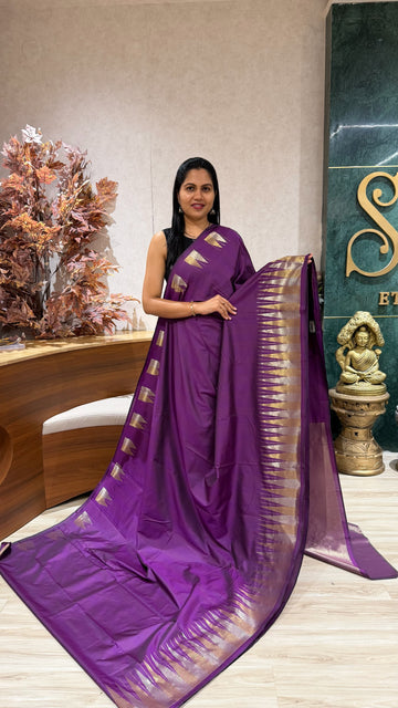 Soft silk temple border