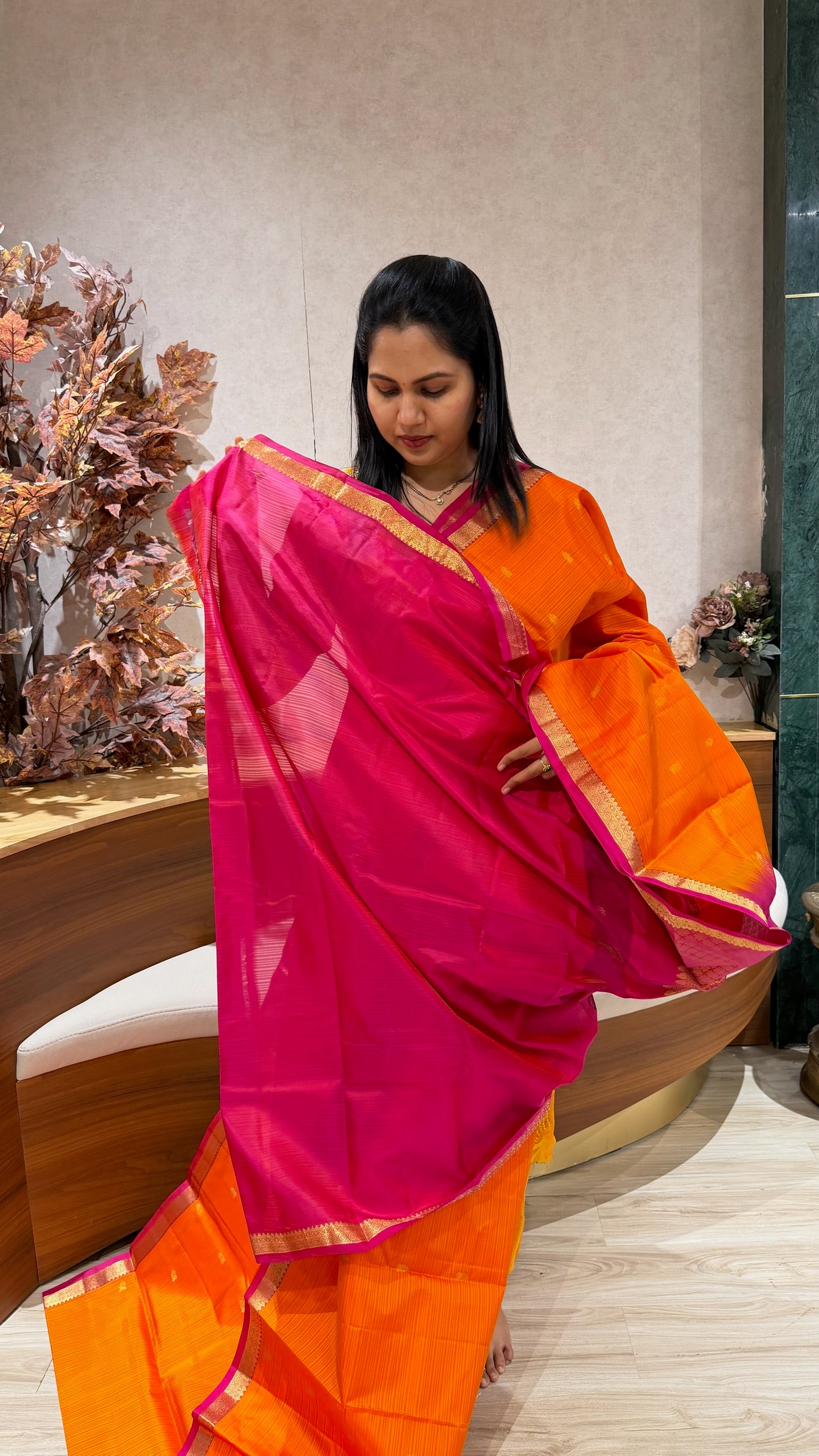 Small border kanchi pattu