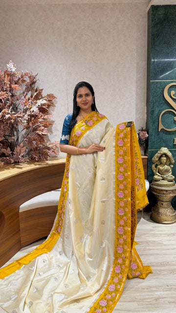 Mango silk embroidery