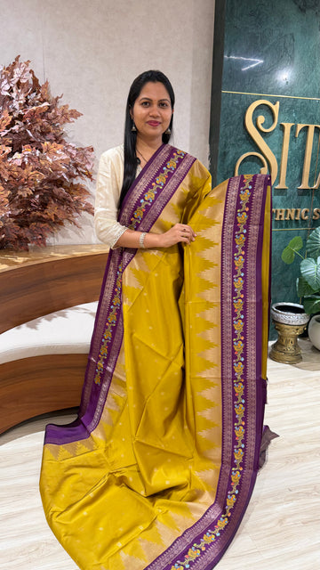 Fancy silk Tanjore print