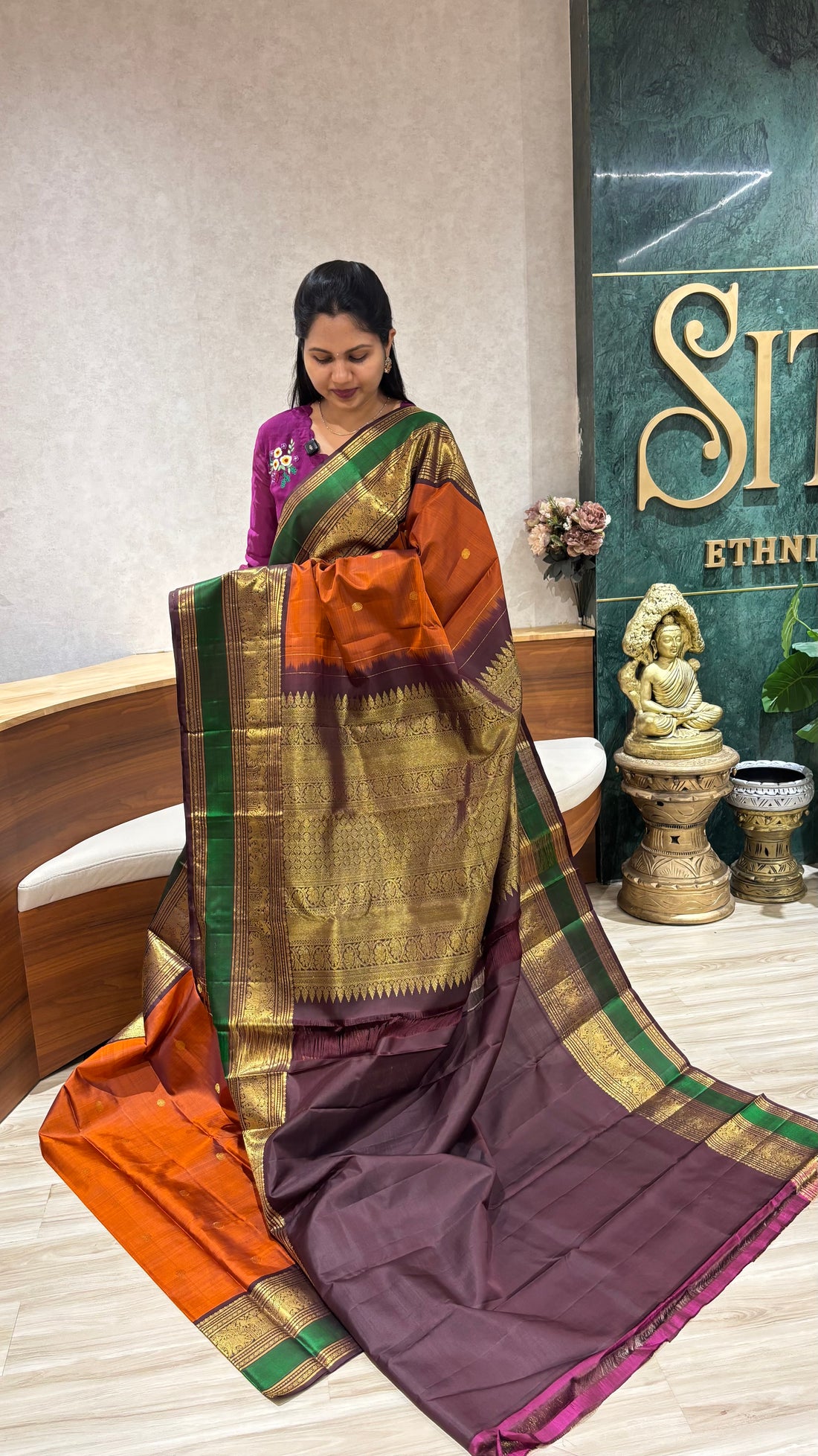 Handloom kanchi pattu