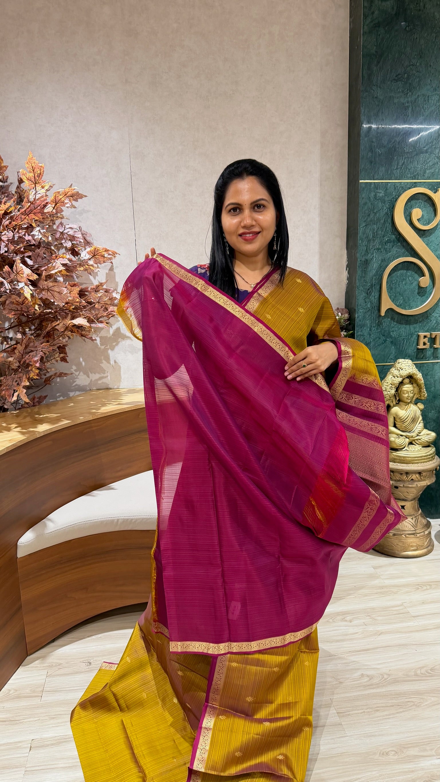 Small border kanchi pattu